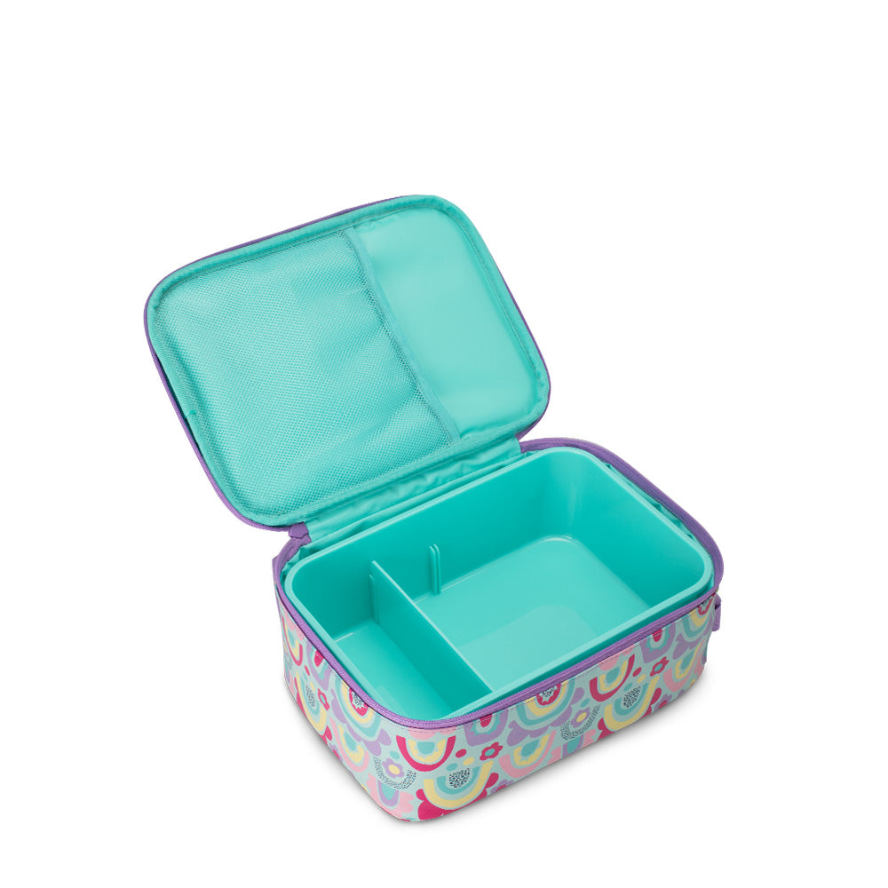 Rainglow Insulated Lunch Box for Adults & Kids - Leak-Proof Bento Box Carrier with Adjustable Shoulder Strap - Perfect for Work, School, Picnics & Outdoor Activities