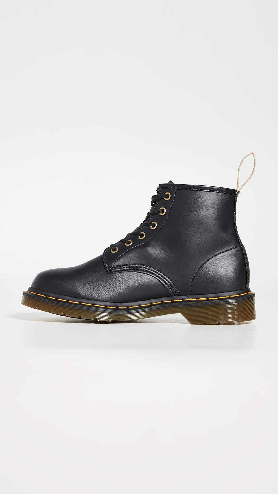 Dr. Martens Vegan 101 Classic Boots for Men | Vegan Leather Ankle Boots | Comfortable & Durable Work Boots for Everyday Wear, Outdoor Activities & Casual Style