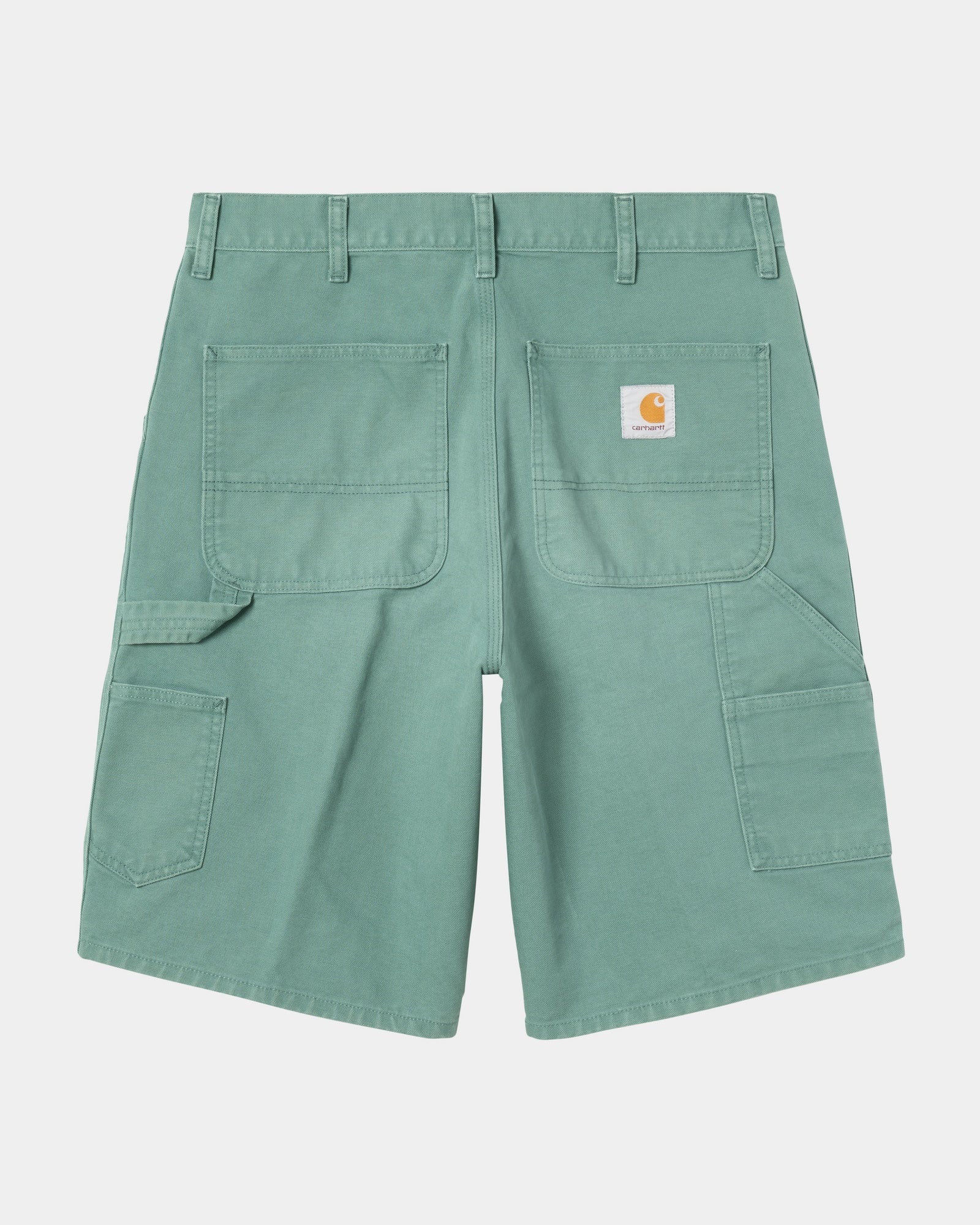 Single Knee Short Stone Canvas Pants for Men | Silver Pine Color | Outdoor Hiking, Camping & Casual Wear