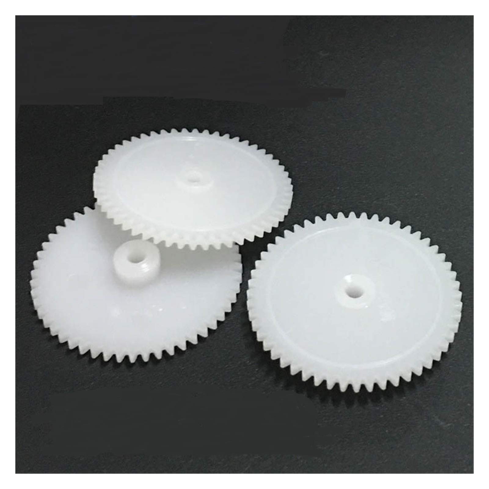 0.5M 27mm Spur Gears Modulus 0.5 - 52 Tooth 2.5mm Hole Plastic Gear (10pcs) - Perfect for RC Cars, Robotics, and DIY Mechanical Projects