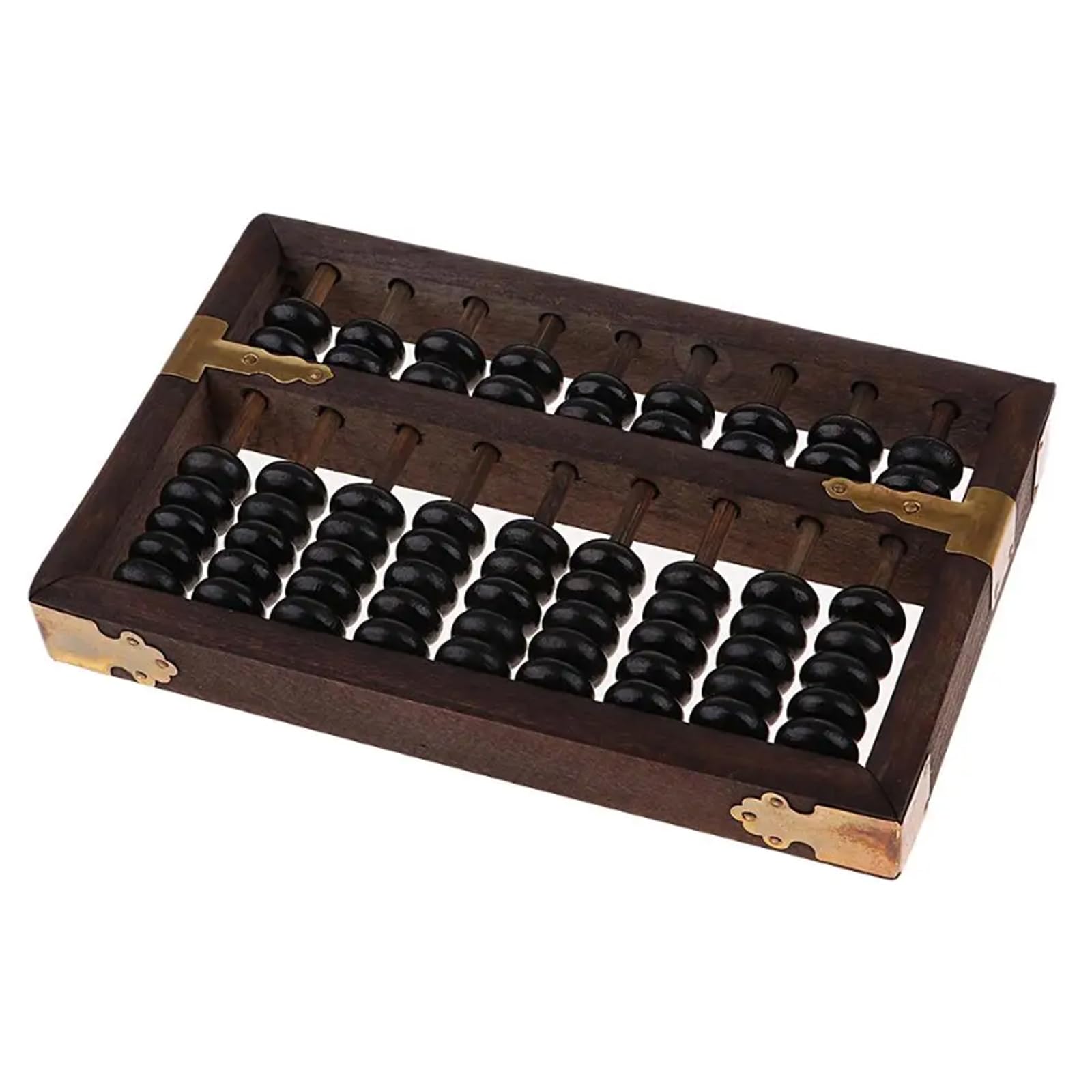 9-Digit Chinese Wooden Abacus - Traditional Counting Frame for Math Education, Kids Learning & Office Use | Great Gift for Students & Teachers