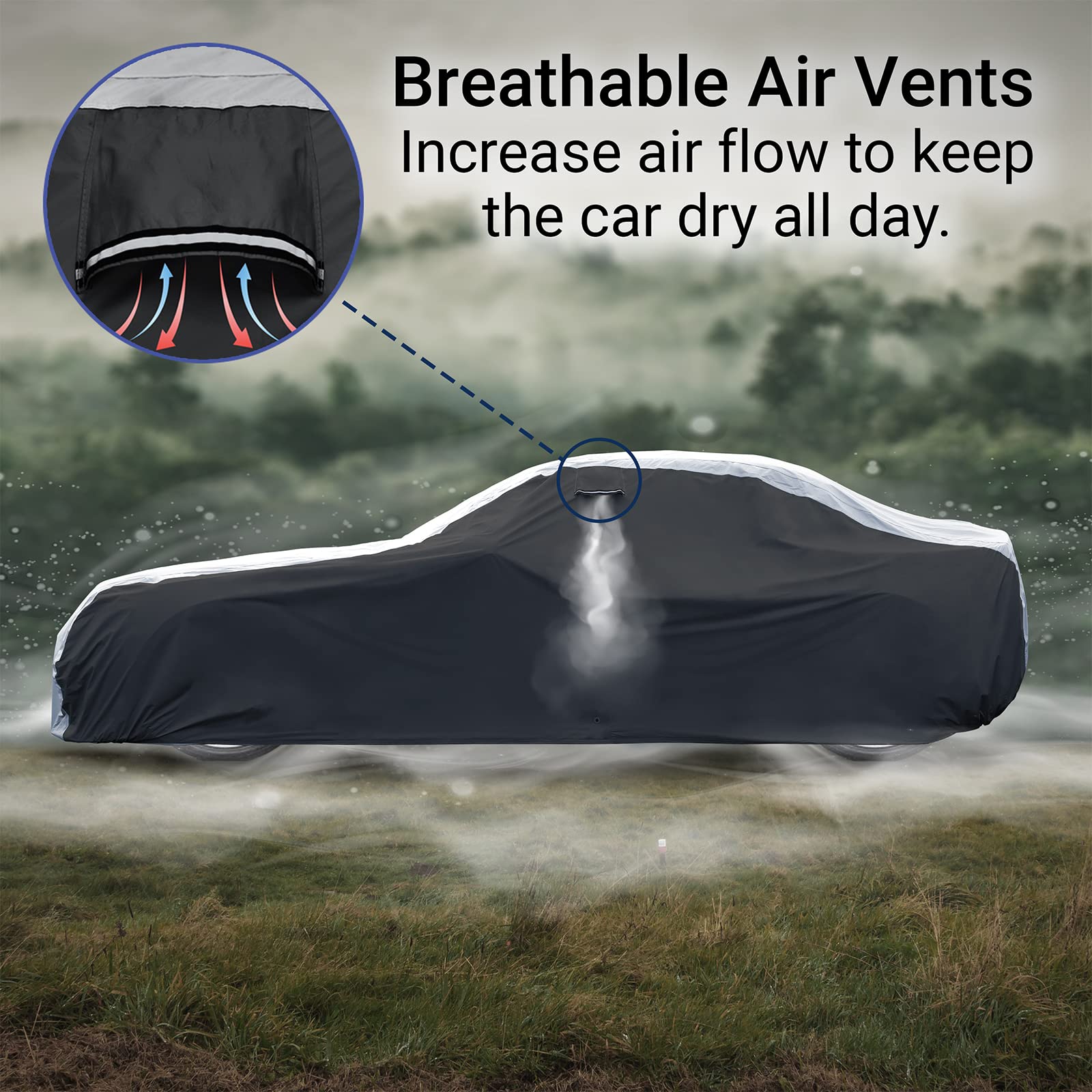COVERLAND Custom All-Weather Waterproof Car Cover for 1986-1989 Mercedes 250TD Wagon - Indoor/Outdoor Protection Against Rain, UV Sun, Snow, Dust & Storms | Perfect for Garage Storage, Travel & Extreme Weather Protection