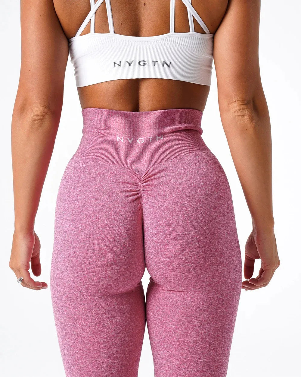 NVGTN Speckled Scrunch Seamless Leggings for Women - Soft High-Waisted Workout Tights, Yoga Pants & Gym Wear | Perfect for Fitness, Running, Pilates & Lounge Wear
