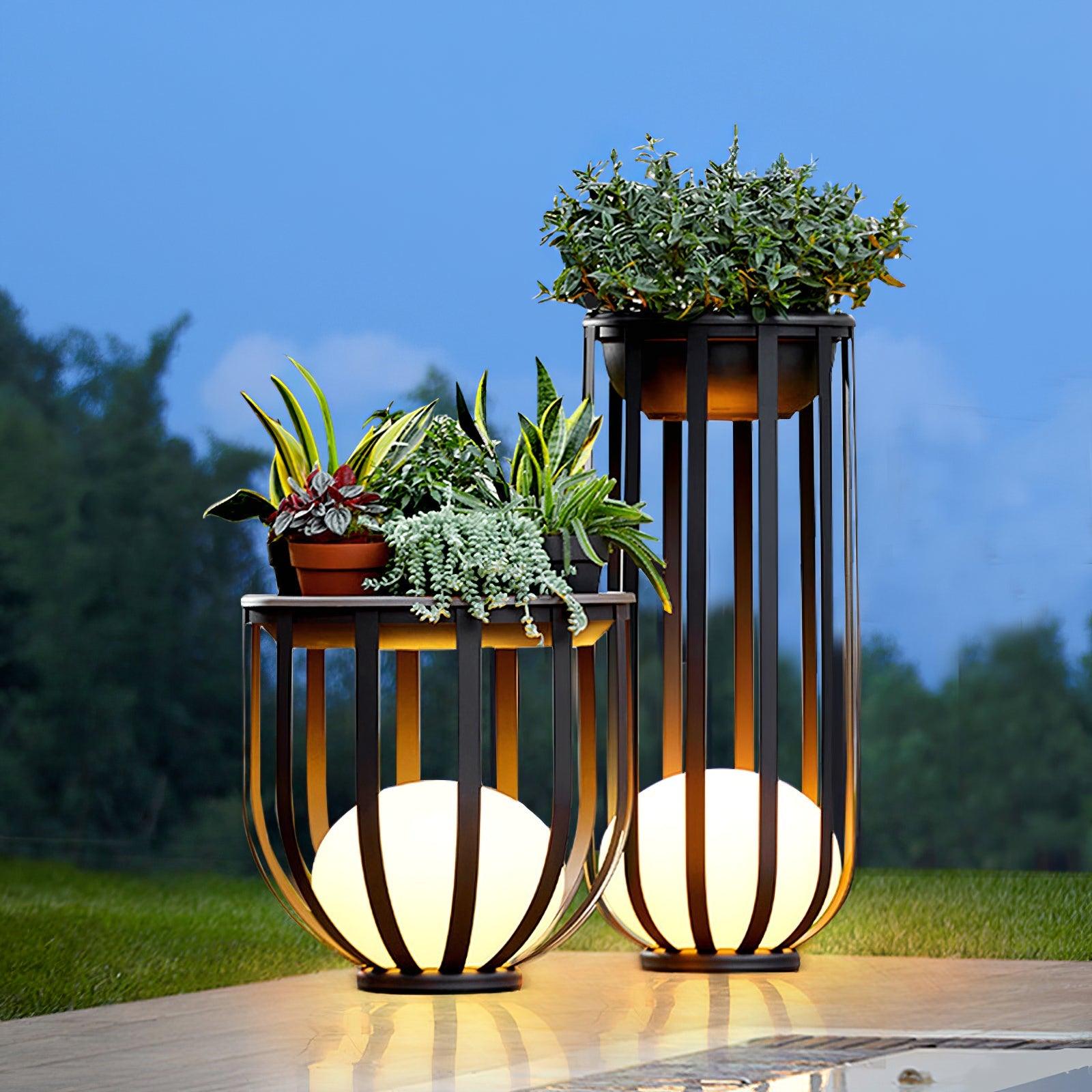 Solar Powered Outdoor Garden Lights - Waterproof LED Landscape Lighting for Patio, Yard, Pathway - Energy Efficient Solar Lights for Home Decor & Backyard Ambiance