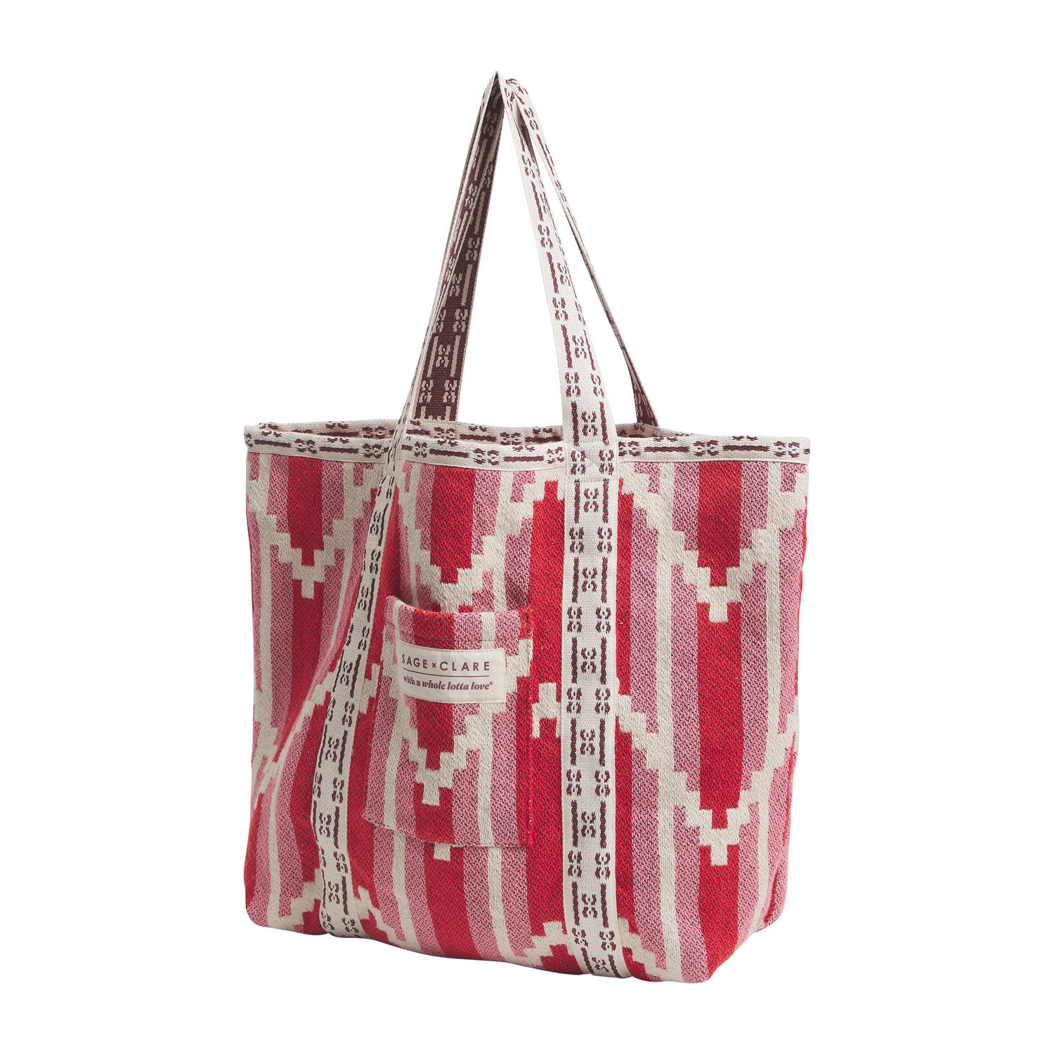 Nisha Woven Tote Bag - Stylish Handmade Cotton Shoulder Bag for Women | Perfect for Shopping, Beach, Work & Travel Accessories