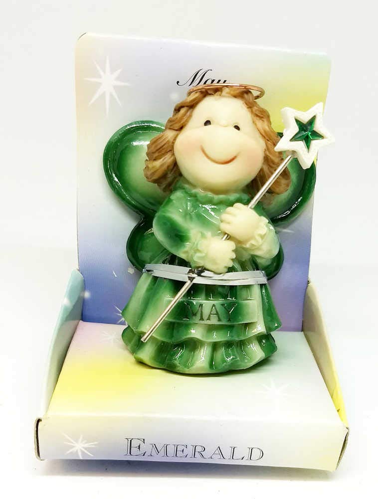 3.5 Inch May Birthday Angel Figurine - Perfect Gift for May Birthdays, Baby Showers & Home Decor