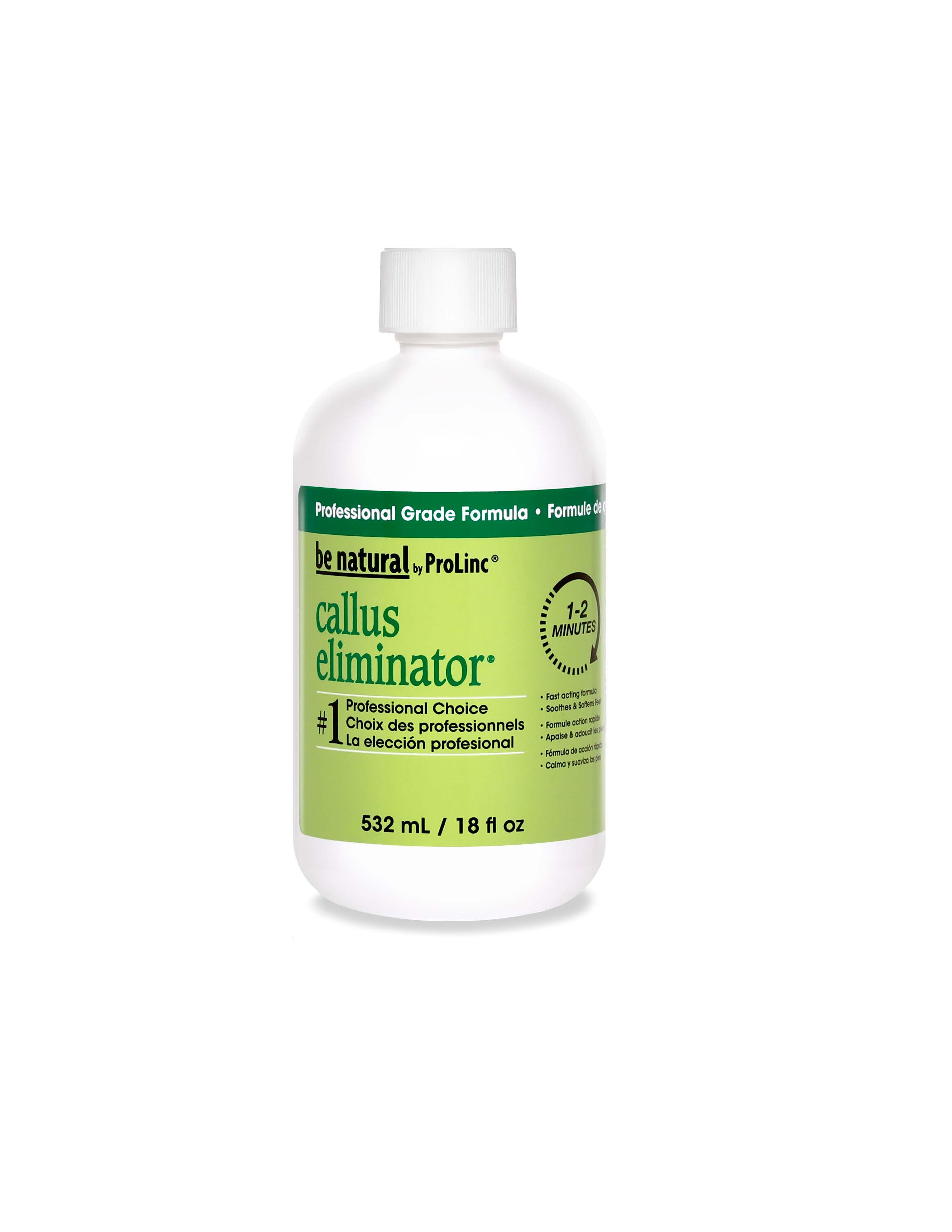 Be Natural Callus Eliminator - Professional Foot Care Solution for Cracked Heels & Dead Skin Removal - Perfect for Pedicures & At-Home Foot Treatments