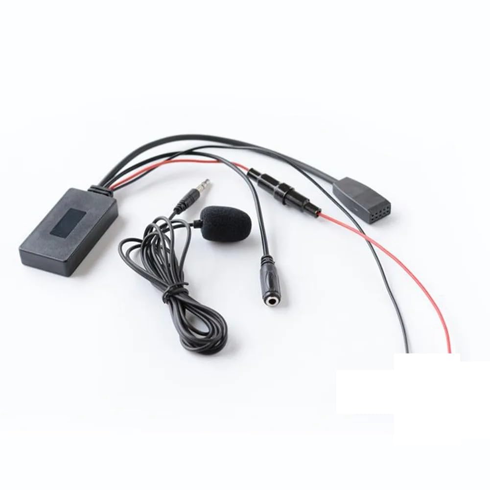 BMW E46 10Pin Bluetooth Car Adapter - Hands-Free Phone Calls, Music Streaming & Microphone Support | Compatible with Business CD & Audio Systems | Perfect for Commuting, Road Trips & In-Car Entertainment