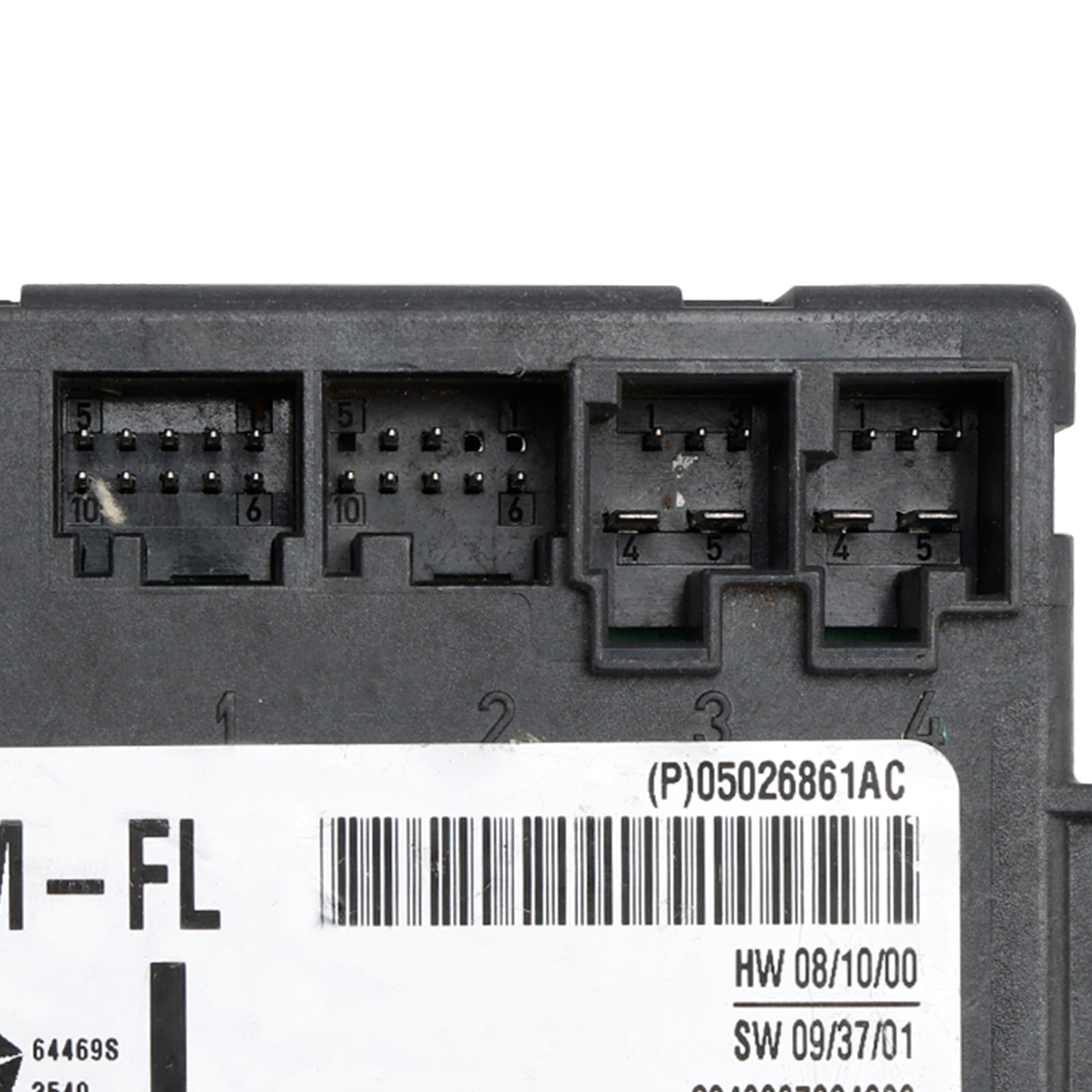 05026861AC Front Left Driver Door Control Module Compatible with Dodge Chrysler 2007-2020 Models | Power Window & Lock Repair Part | Perfect for Jeep Cherokee, Ram 1500, Dodge Charger & More