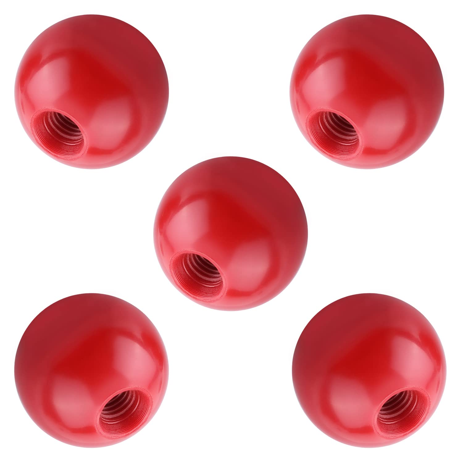 5Pcs M8 Female Thread Thermoset Ball Knobs - 30mm/1.18