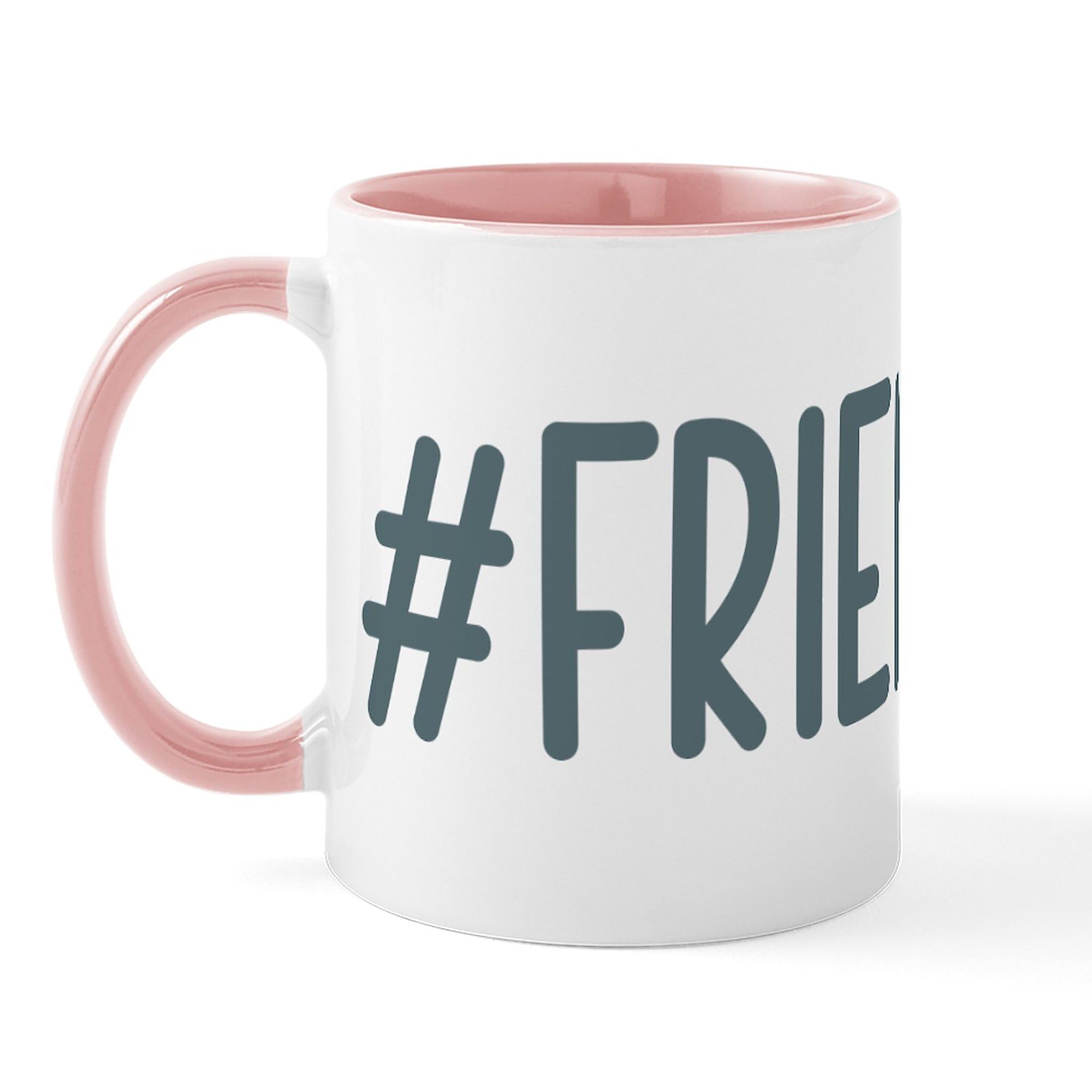 Hashtag Friendship 11 oz Ceramic Coffee Mug - Best Friend Gift for Tea & Coffee Lovers - Perfect for Office, Home & Gifts (325ml)