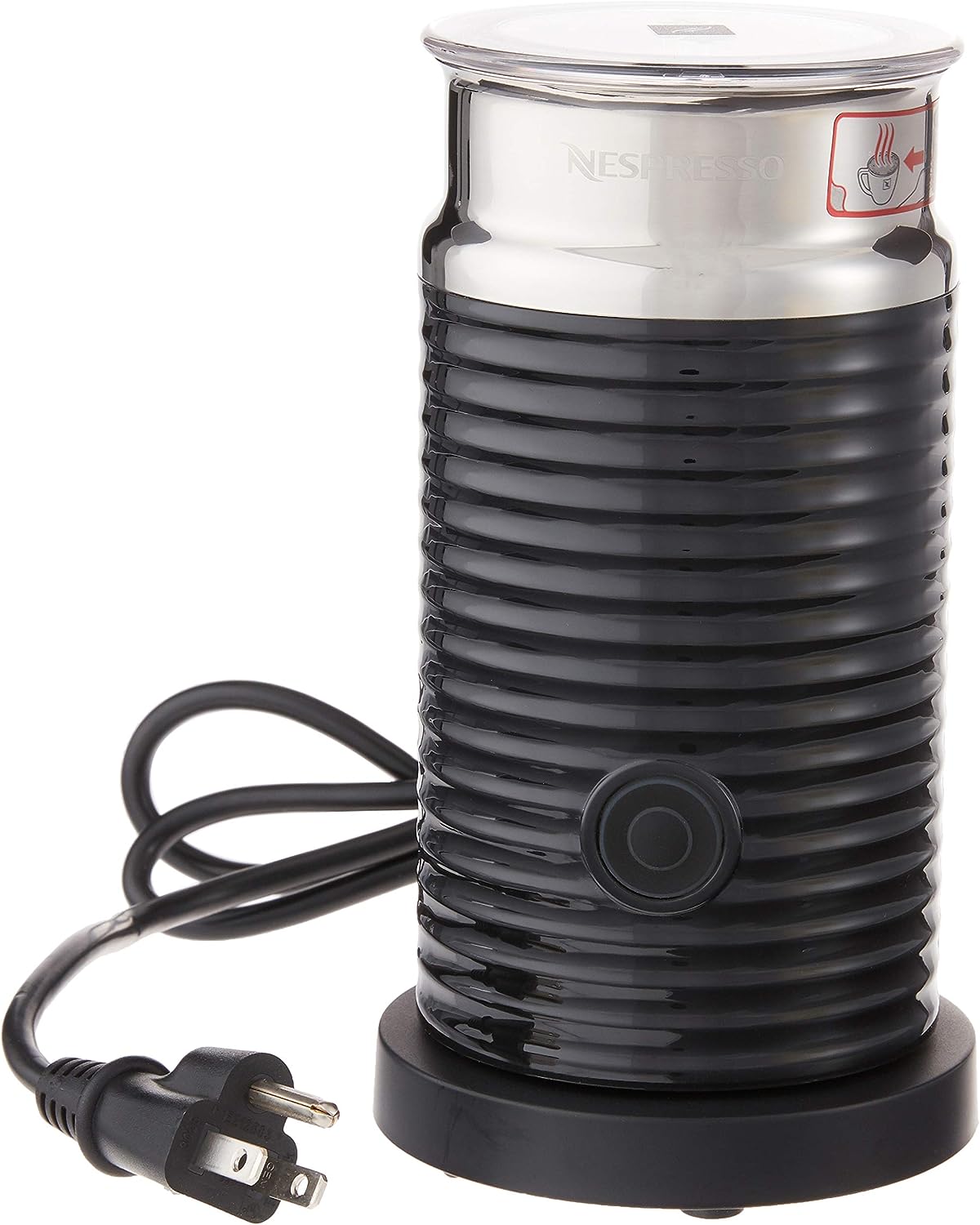 Nespresso Vertuo Plus Deluxe Coffee Machine with Aeroccino Milk Frother - ENV155SAECA - Perfect for Home & Office Espresso Lovers