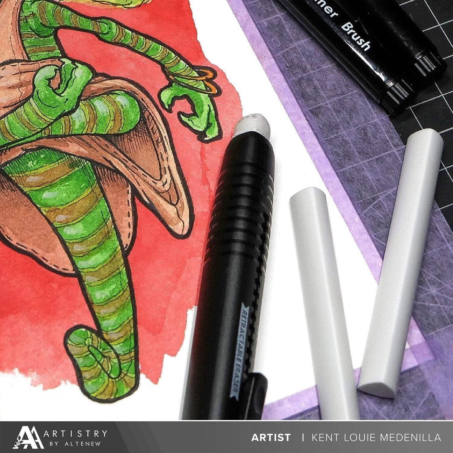 Altenew Retractable Eraser Refills - Dry Eraser Refills for Pencil Marks | Premium Crafter Tools & Paper Crafting Supplies | Stamp Ink Conditioner for Smooth Clean Finish | Perfect for Scrapbooking, Card Making & DIY Art Projects