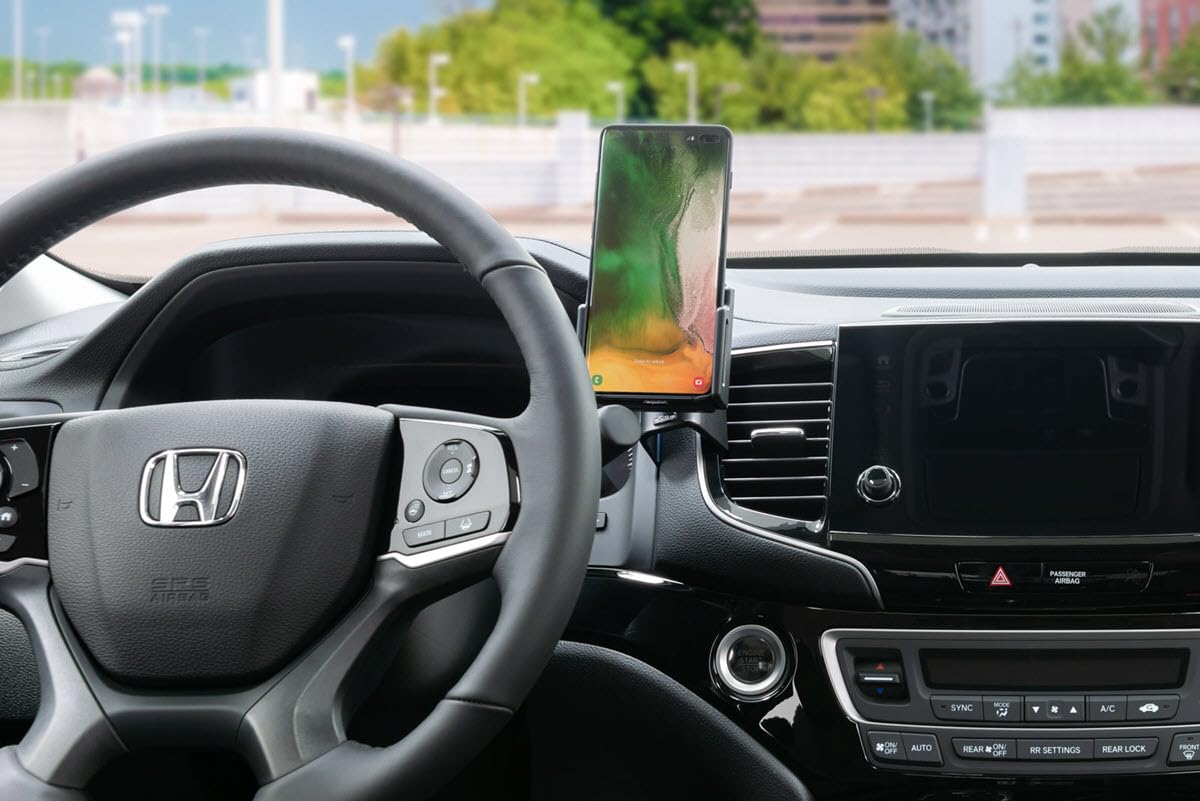 Scosche PC855198 ProClip Center Dash Mount for 2016-2022 Honda Pilot, 2016-2023 Honda Ridgeline & 2019-2023 Honda Passport SUVs - Secure Phone Holder for Hands-Free Navigation & Driving Safety (Mounting Base Only)