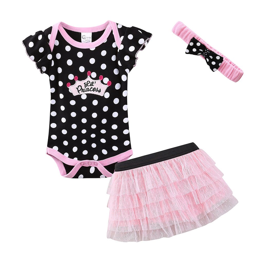 Cute Baby Girl Outfits with Headbands - Mud Kingdom Fashion for Toddlers & Infants | Perfect for Photoshoots, Birthday Parties & Daily Wear