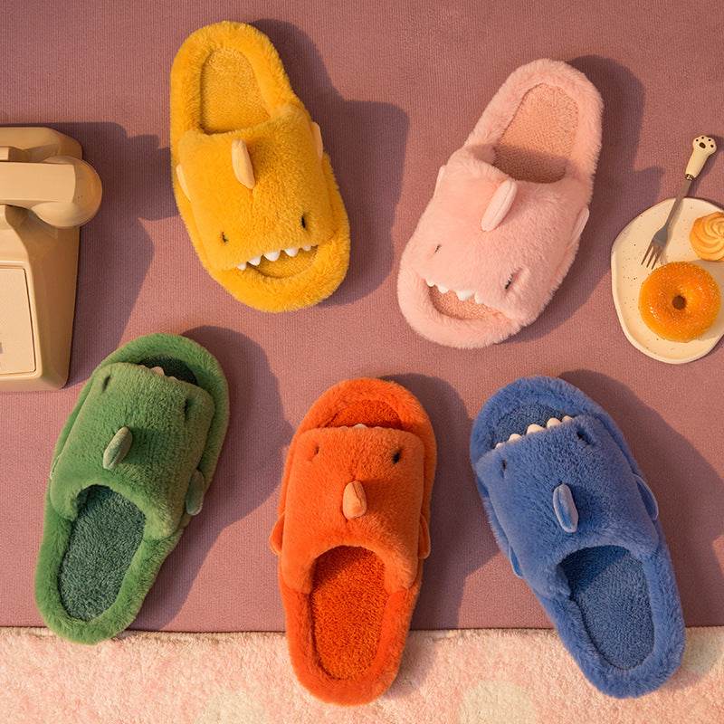 Comfy Plush Shark Slippers for Women & Men - Soft Fuzzy House Shoes with Non-Slip Sole - Perfect for Indoor, Lounge Wear & Gifts