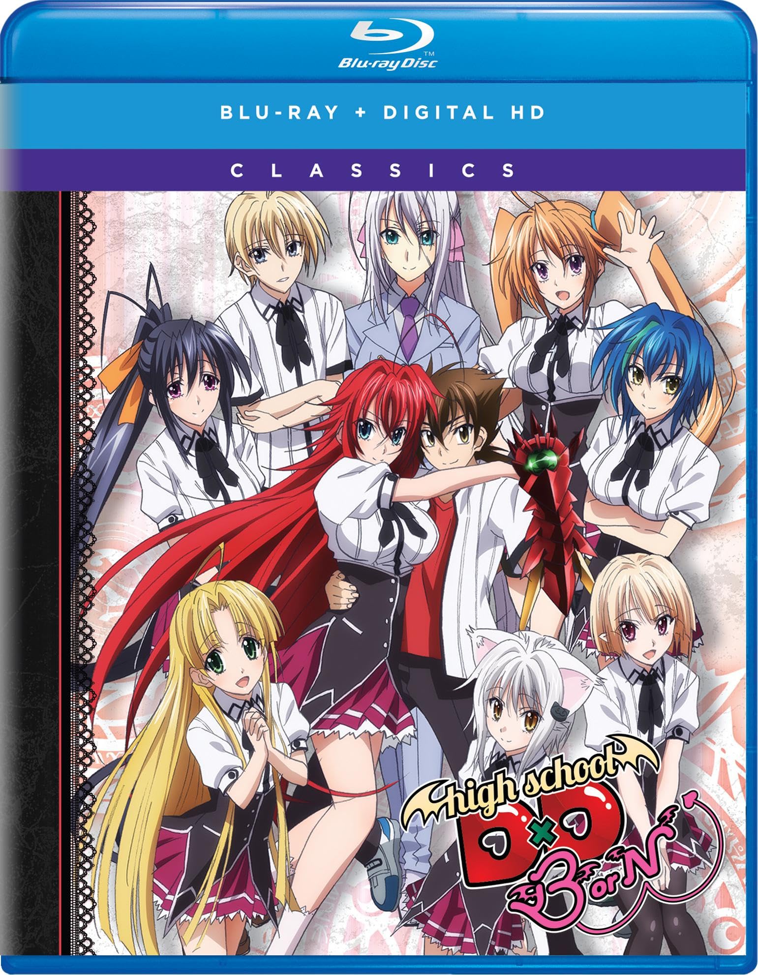High School DxD BorN: Season 3 Blu-ray - Anime Collection for Fans & Collectors, Perfect for Home Entertainment & Gift Giving