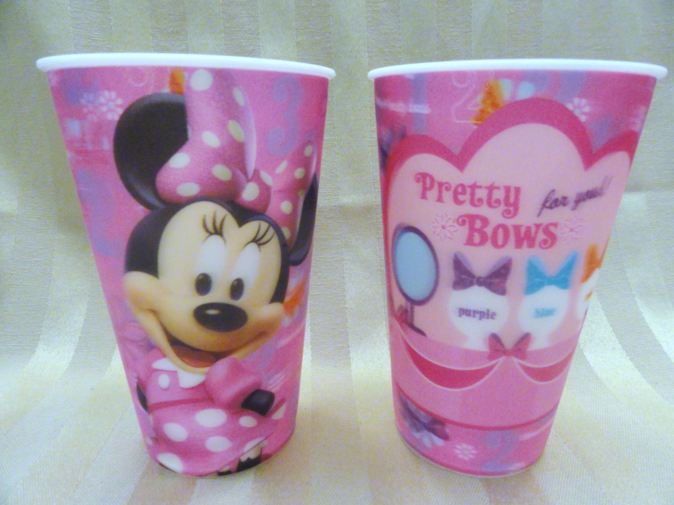 Minnie Mouse Insulated Stainless Steel Tumbler Cups Set of 2 - 20oz Double Wall Vacuum Travel Mug for Kids, Disney Lovers - Perfect for School, Picnics & Disney Theme Parties