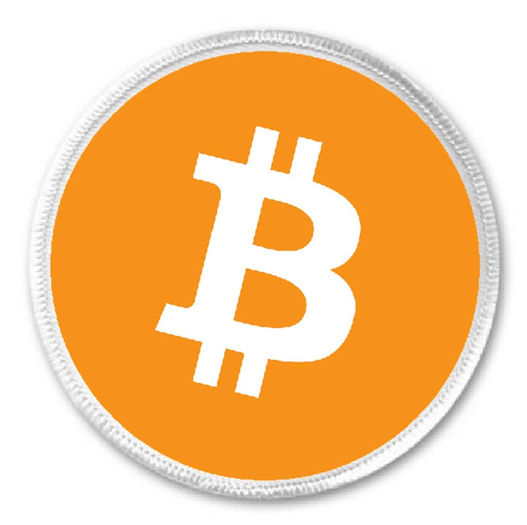 Bitcoin Logo Embroidered Patch - 3 Inch Iron On or Sew On Cryptocurrency Badge for Jackets, Hats & Backpacks - Perfect for Crypto Fans, Bitcoin Enthusiasts & Money Themed DIY Projects