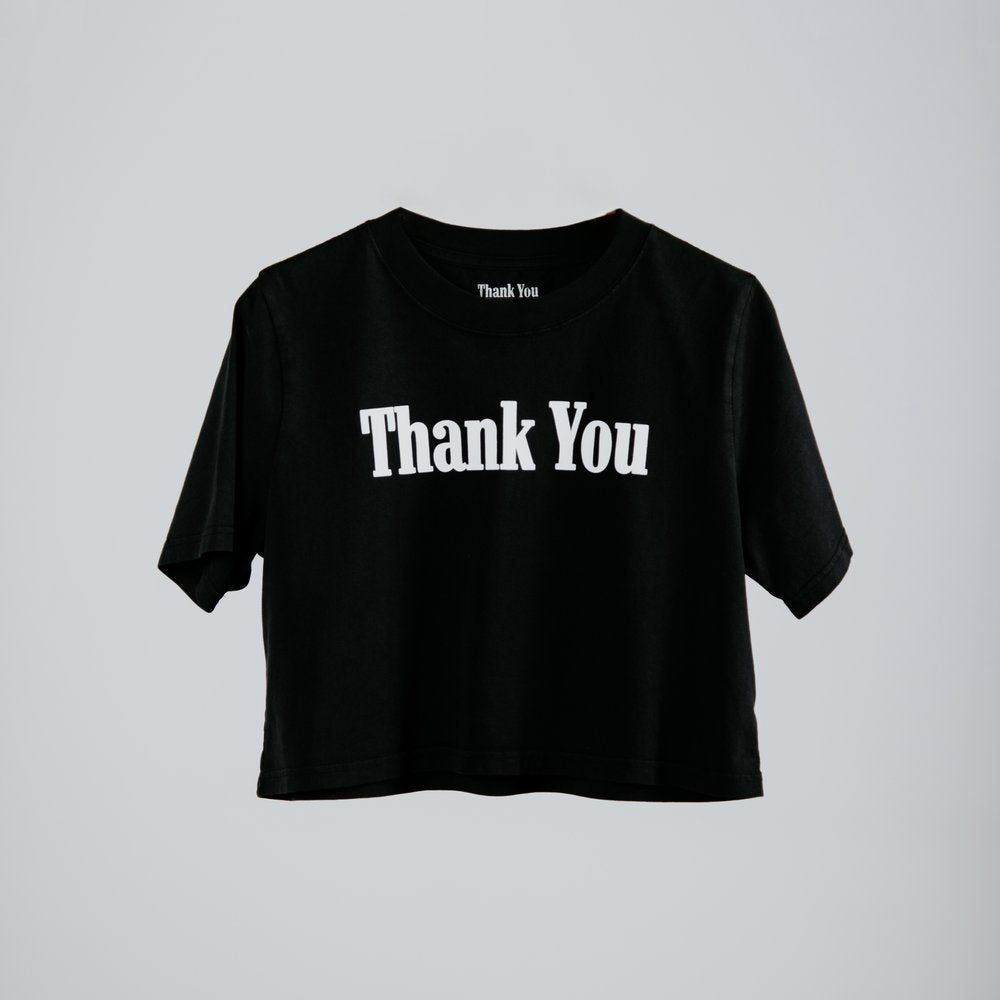 Vintage Black Women's Crop Tee - Soft Cotton Short Sleeve Shirt for Casual Wear, Street Style & Summer Outfits