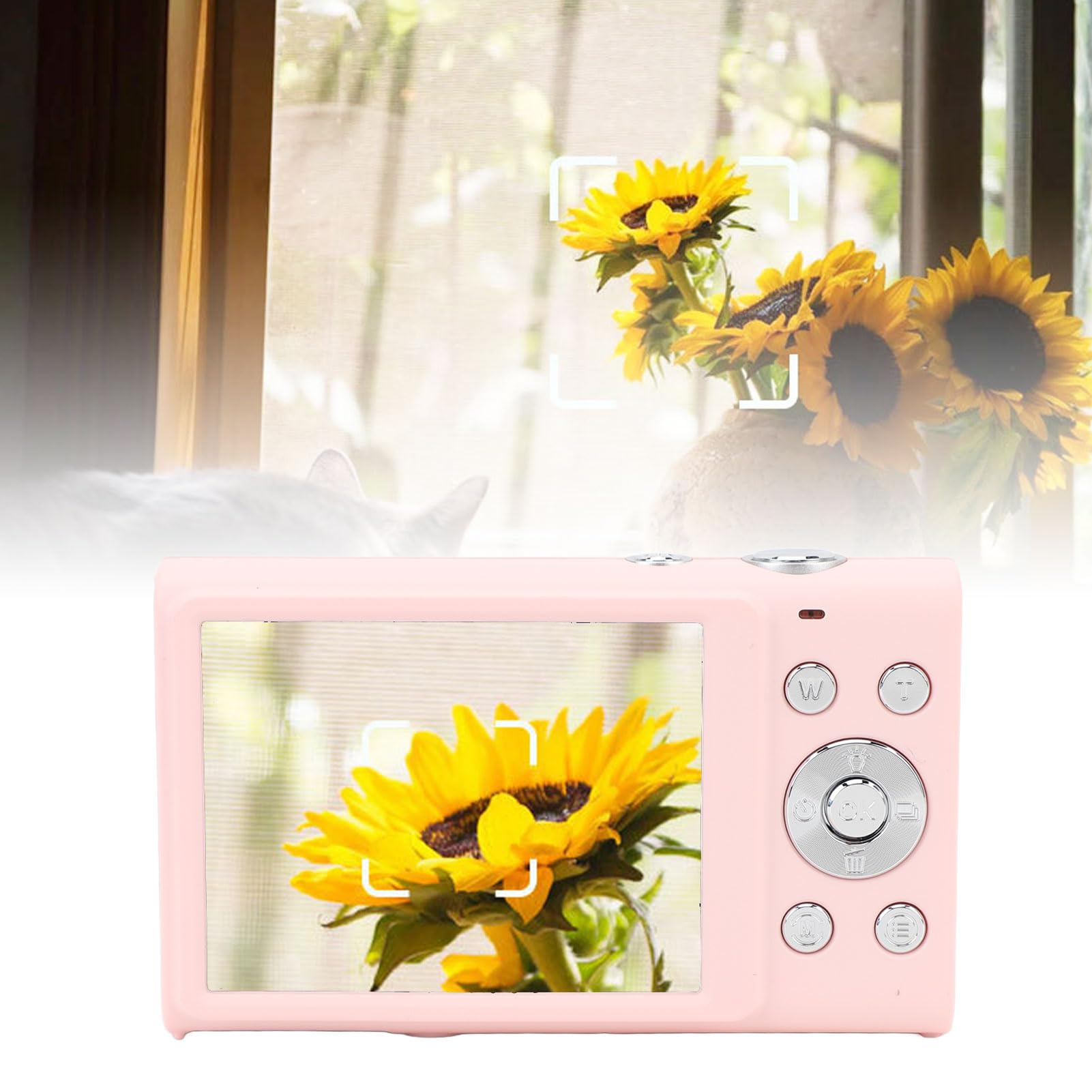 48MP Autofocus Digital Camera with 16x Zoom & 2.7K UHD Video - Compact Lightweight Travel Camera with 2.8