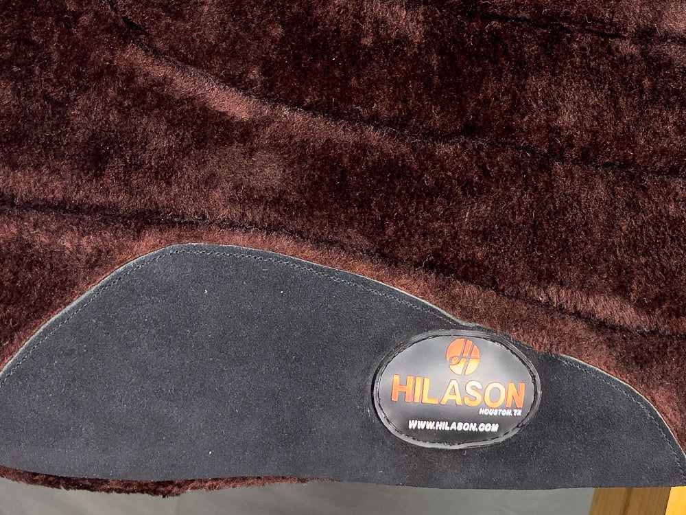 32X36 HILASON Western Endurance All-Purpose Fleece Saddle Pad for Horses - Comfortable & Durable Riding Pad for Trail, Ranch & Training Use