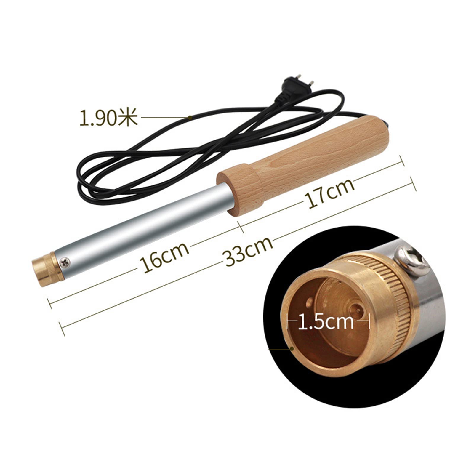Electric Cattle Dehorner - High Temperature Resistant & Bloodless Cow Dehorning Tool for Livestock Farming | Perfect for Dairy Farms, Cattle Ranches & Veterinary Use