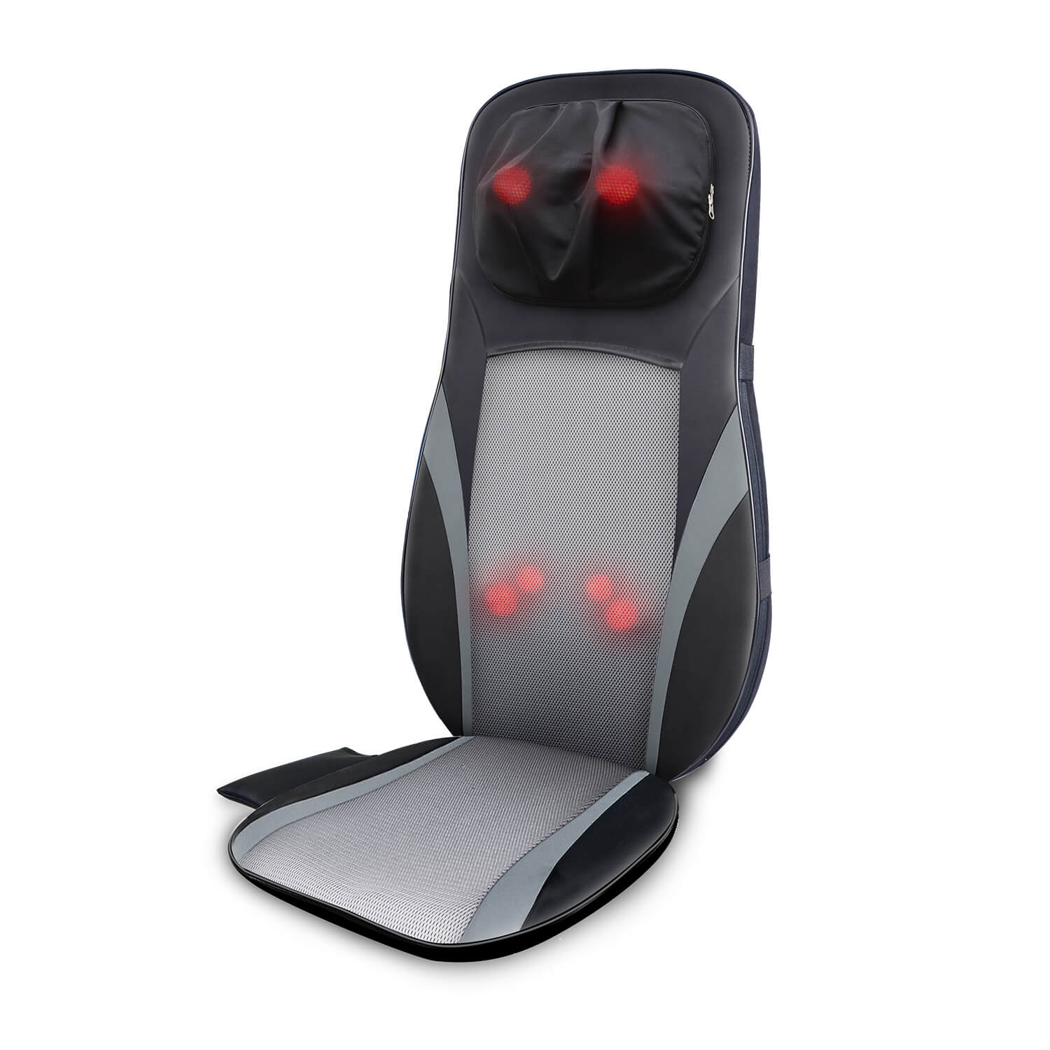 Snailax Shiatsu Back Massager with Heat & Deep Kneading - Electric Massage Chair Pad for Neck, Shoulder & Back Pain Relief - Perfect for Home, Office & Car Use