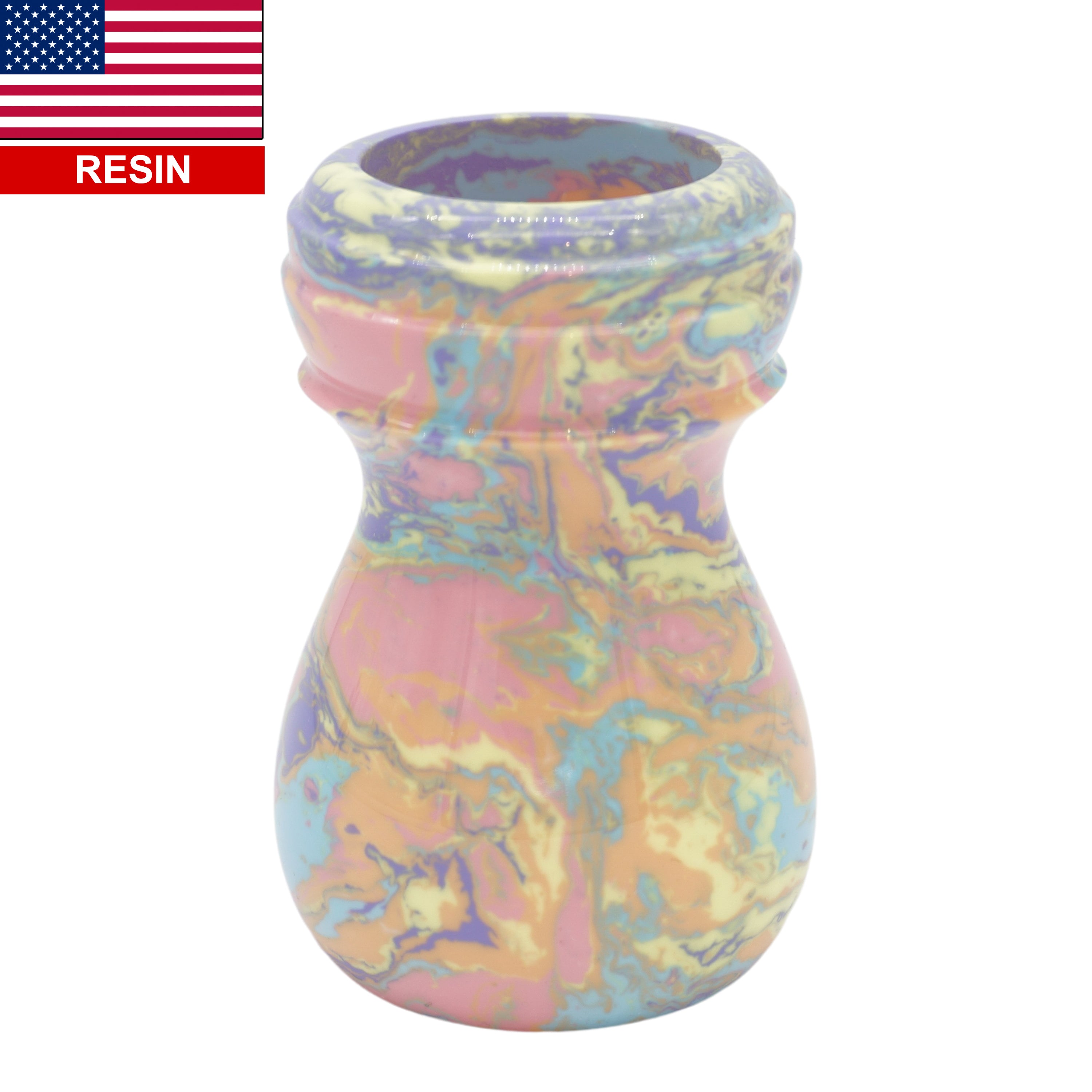 Handcrafted Spring Pastel Tie Dye Shaving Brush Handle - Fits 24mm & 26mm Knots - Perfect for Wet Shaving & Grooming Gifts