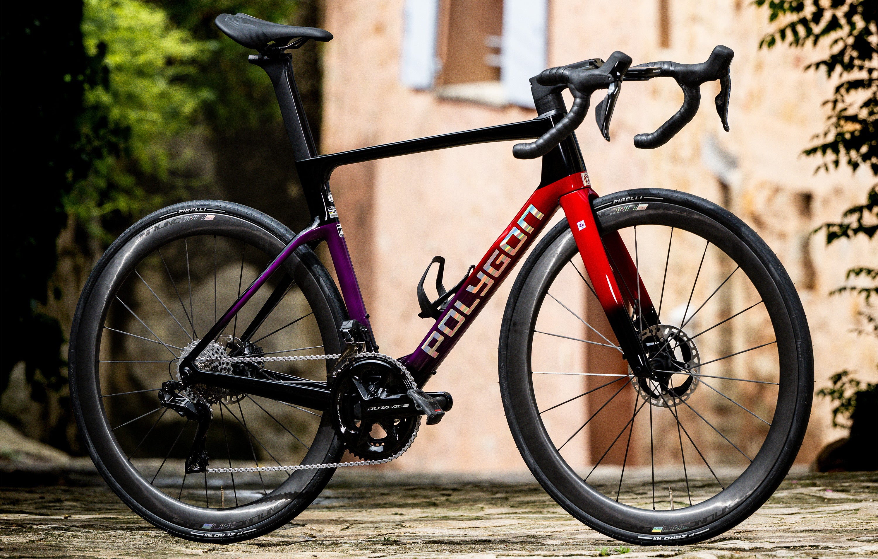 Polygon Helios A9 Dura Ace Di2 Carbon Road Bike - Lightweight Racing Bicycle for Competitive Cyclists | Perfect for Road Racing, Endurance Rides & Training