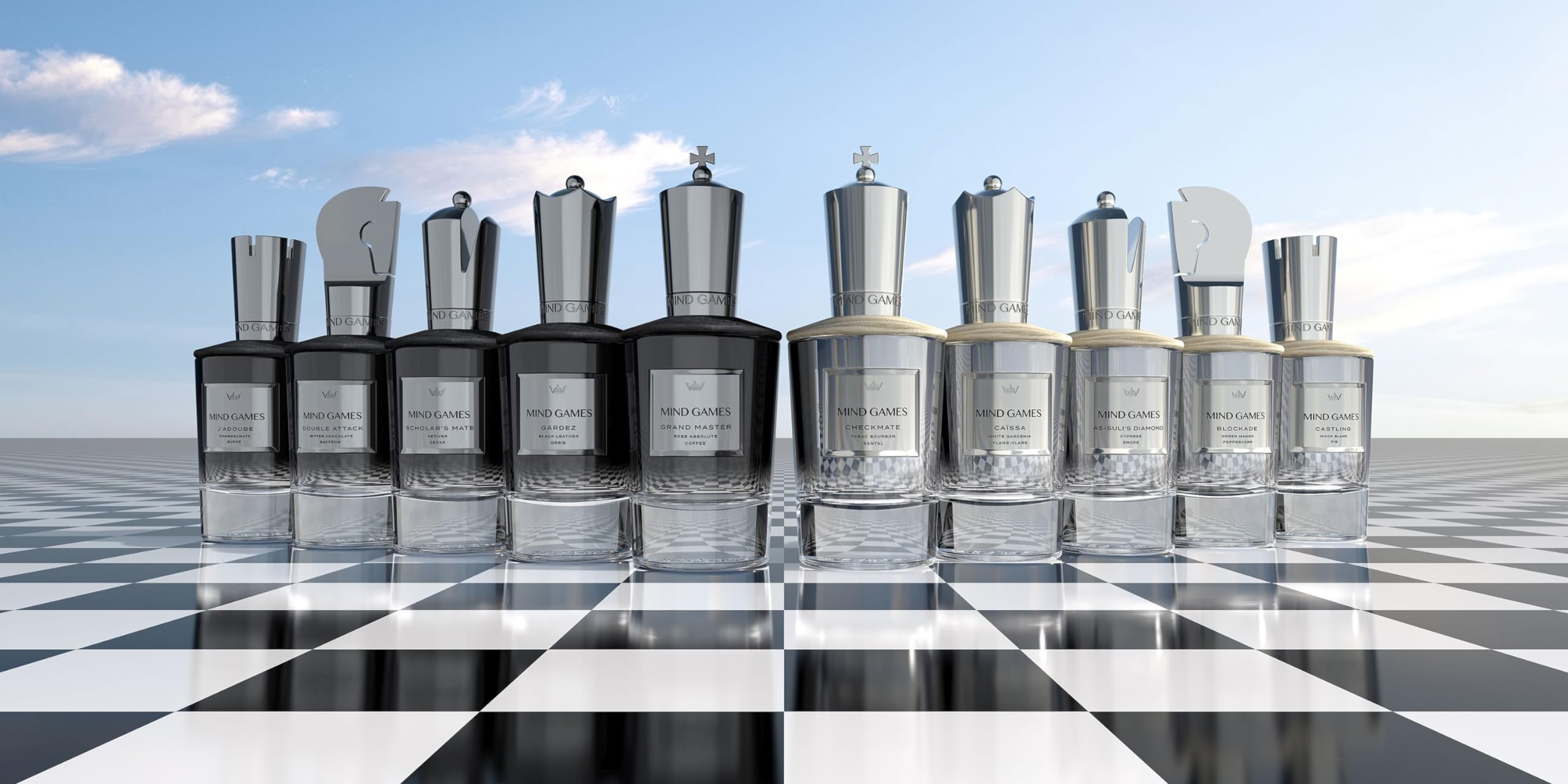 Luxury Perfume for Women & Men - MIND GAMES Gardez Extrait de Parfum with Apricot, Rosewood, Black Leather & Cedarwood Notes - Woody & Leathery Fragrance - 100mL/3.4oz - Perfect for Date Night, Office & Special Occasions