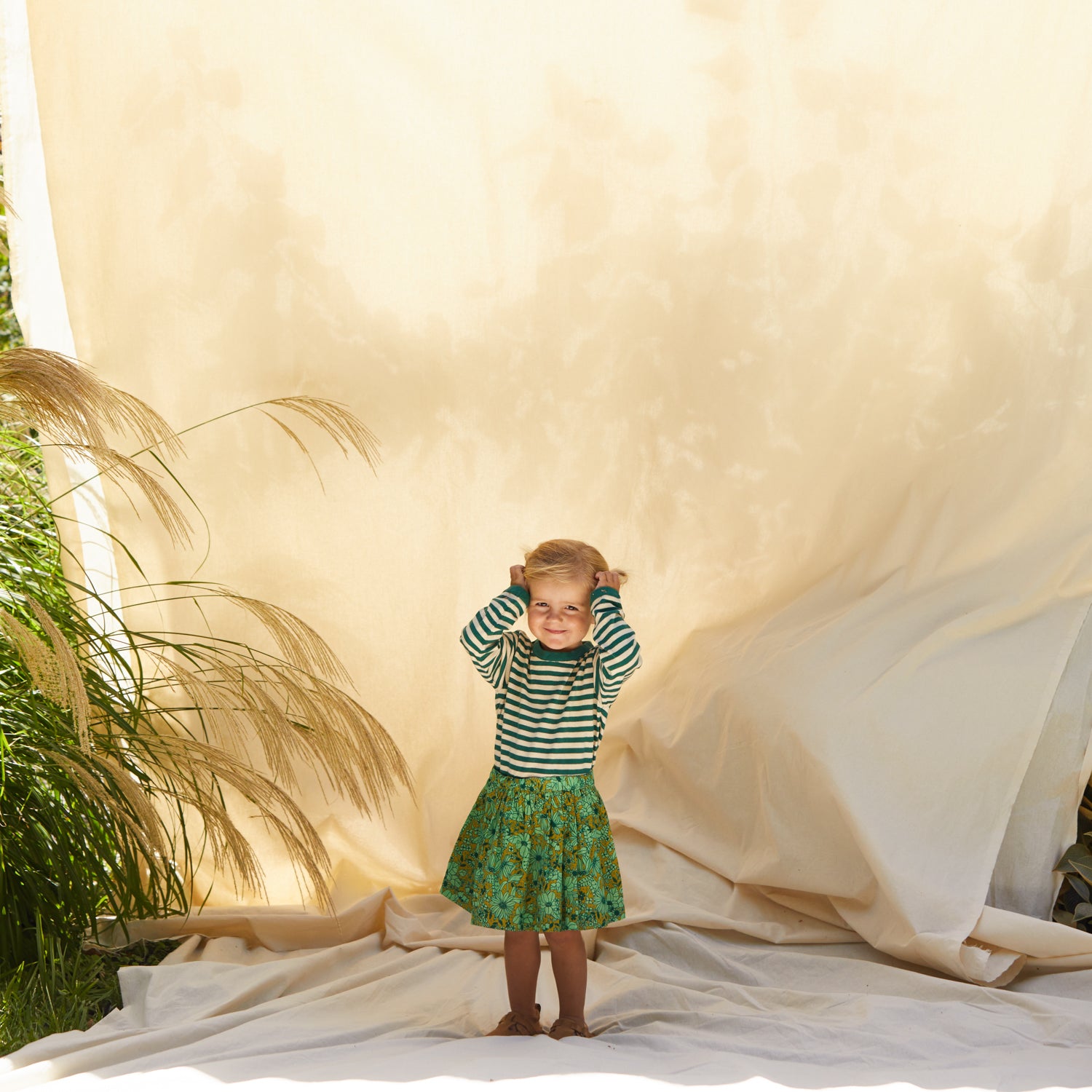 Evette Girls' Floral Print Skirt - Stylish & Comfortable for School, Parties & Playtime | Perfect for Spring & Summer Outfits
