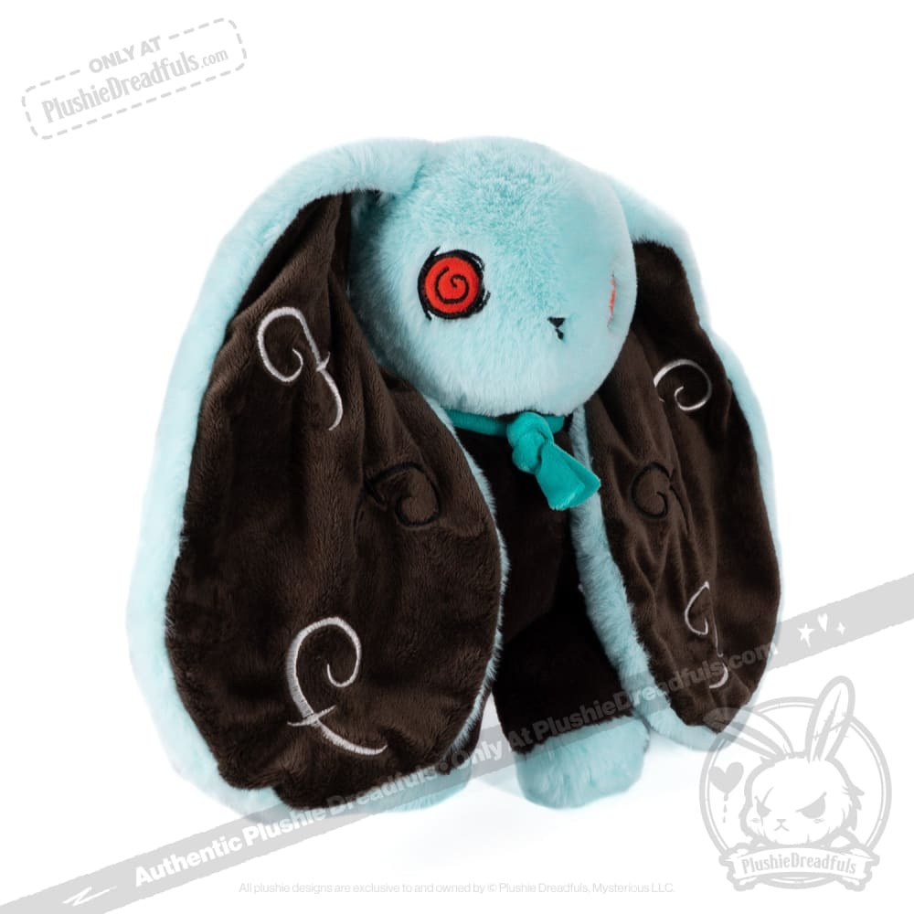 Plushie Dreadfuls OCD v2 Rabbit Stuffed Animal - Soft Anxiety Relief Plush Toy for Mental Health Support & Comfort