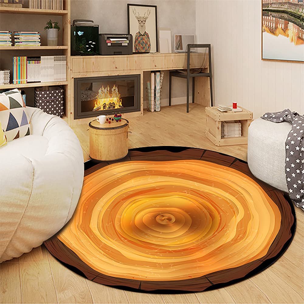 Washable Round Rugs for Dining Room, Entryway, Foyer, Living Room & Bedroom - Non-Shedding 5.9x5.9ft Shag Area Rug - Soft & Durable for Home Decor, Pet-Friendly & Easy to Clean | Perfect for Cozy Spaces, Modern Interiors & High-Traffic Areas