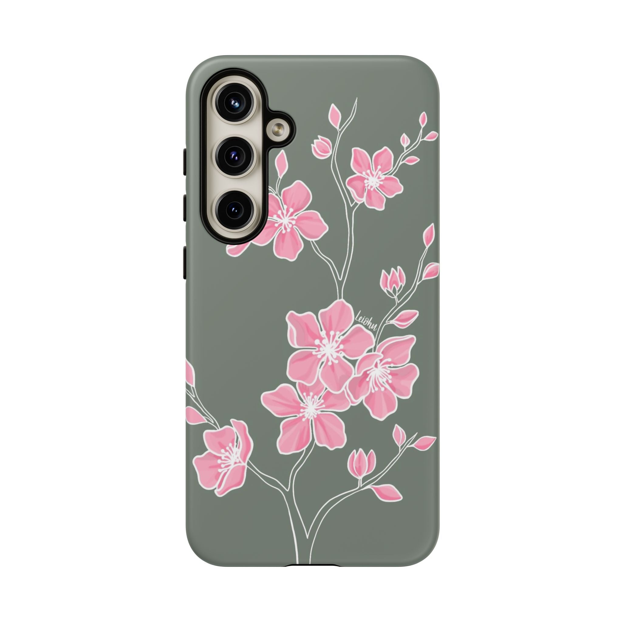 Samsung Galaxy Phone Case with Cherry Blossom Design - Stylish Protective Cover for Everyday Use, Travel & Work