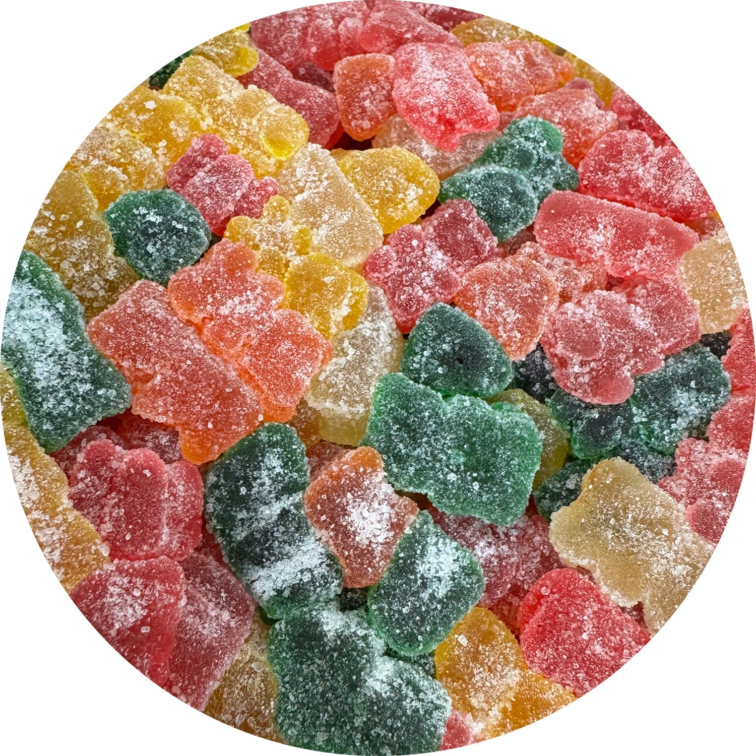Jovy Gummy Sour Bears Candy - 5 Pound Bulk Bag | Sour Gummy Bears for Parties, Movie Nights & Office Snacks