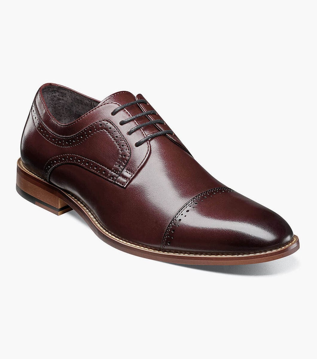 Dickinson Cap Toe Oxford Dress Shoes for Men - Classic Formal & Business Attire - Perfect for Weddings, Office & Special Occasions