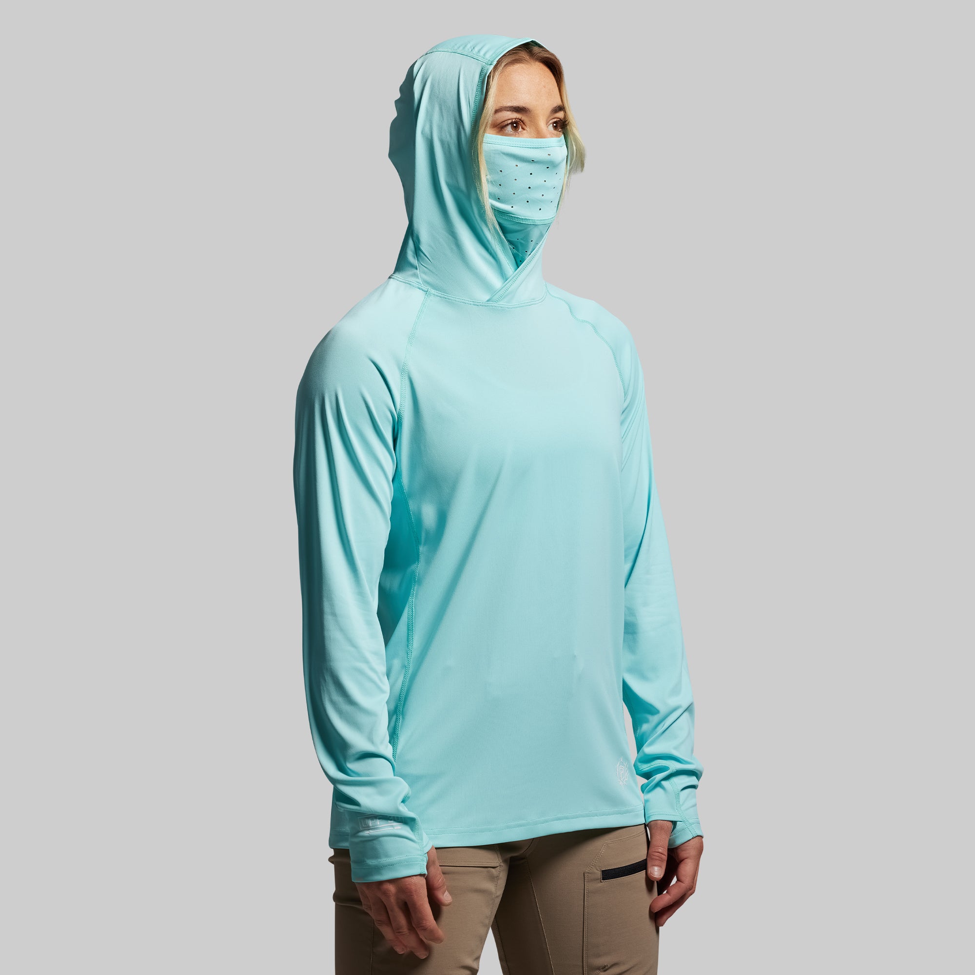 UPF 50+ Sun Protection Shirt for Men & Women - Breathable Quick-Dry Fishing & Hiking Shirt (Marina Blue) - Perfect for Outdoor Activities, Beach, and Travel