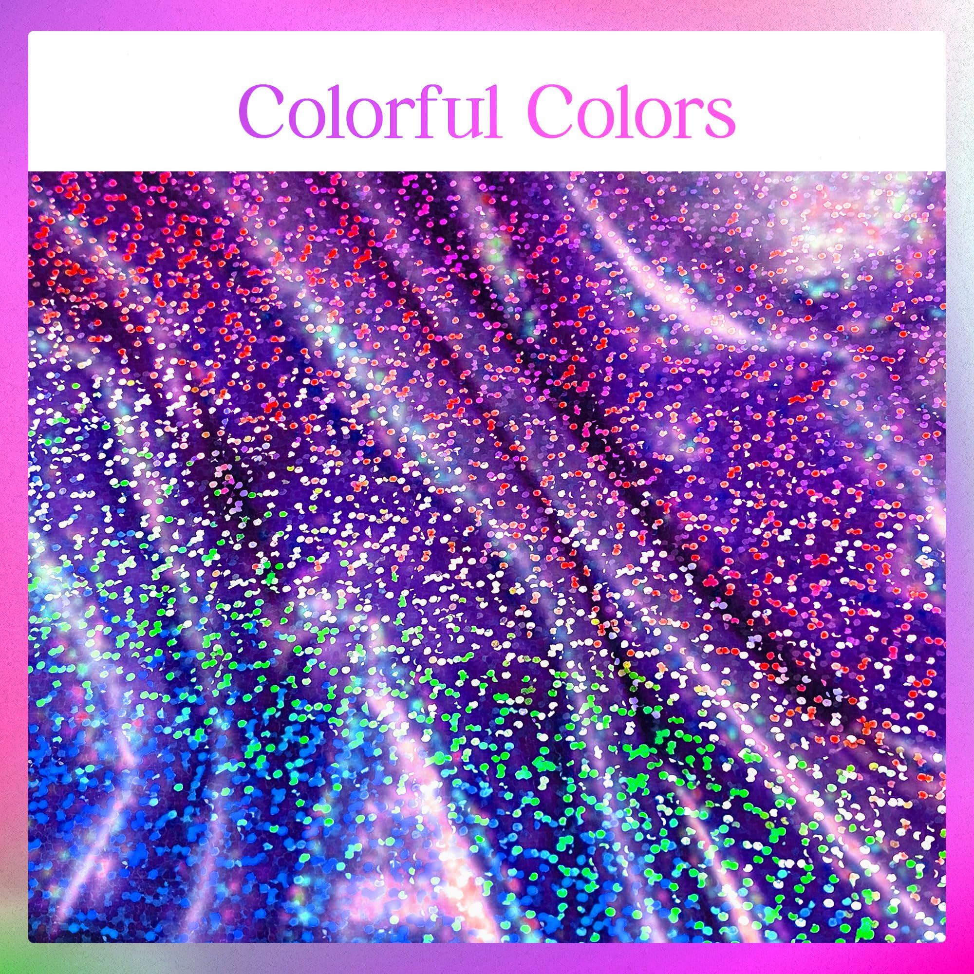 Sparkling Holographic Laser Tablecloth - Waterproof & Easy Clean Party Decor for Bachelorette, Birthday, Wedding, Anniversary - Perfect for Indoor/Outdoor Events & Photo Backdrops (Purple, 1 Count)