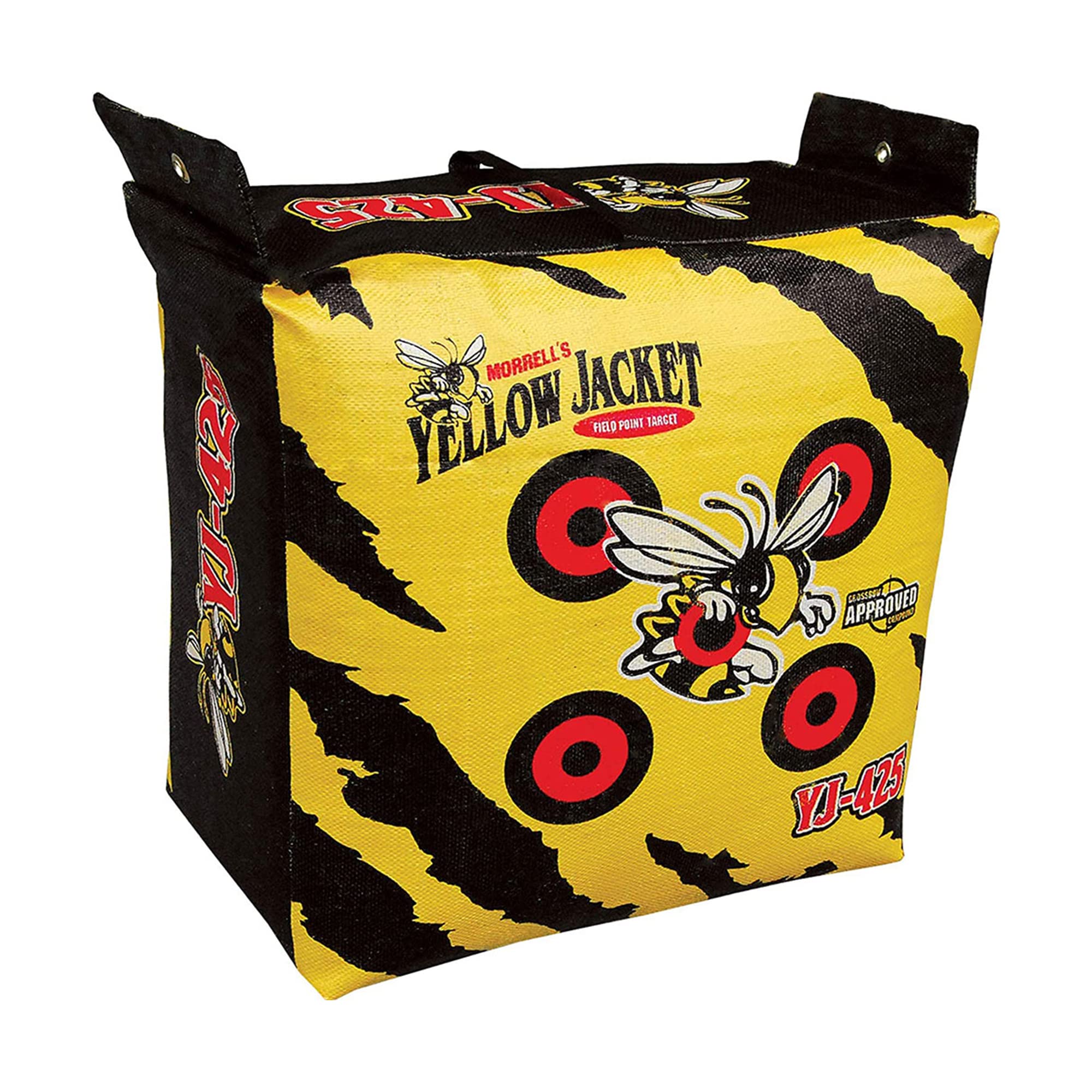 Morrell Outdoor Field Point Archery Target - 30 Inch Yellow Bag with Stand for Range Practice & Hunting | Perfect for Backyard Training, Competition Shooting & Outdoor Archery Practice
