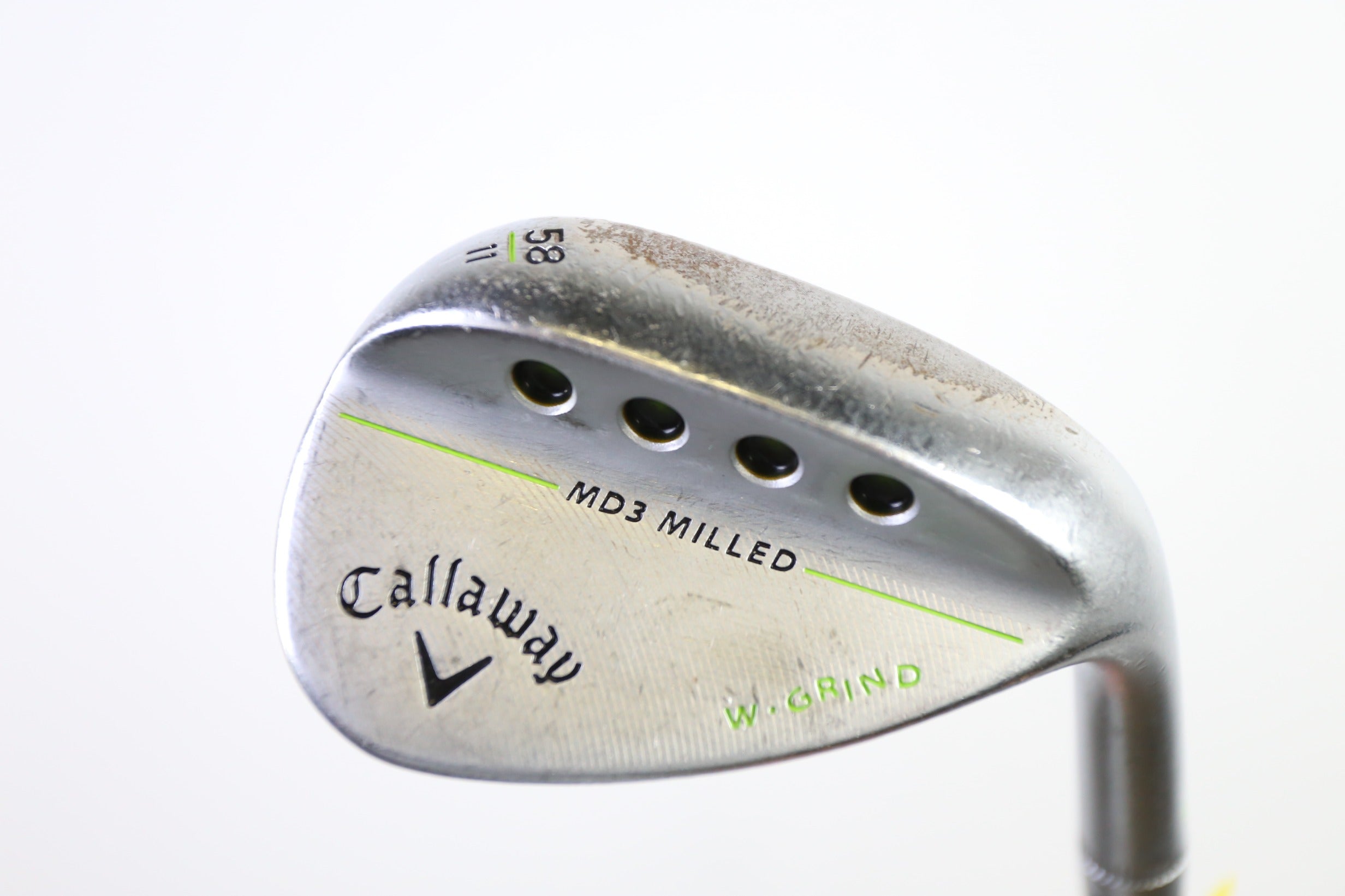 Used Callaway MD3 Milled Chrome Lob Wedge 58° Right Handed Stiff Flex Golf Club - Perfect for Short Game Shots & Bunker Play