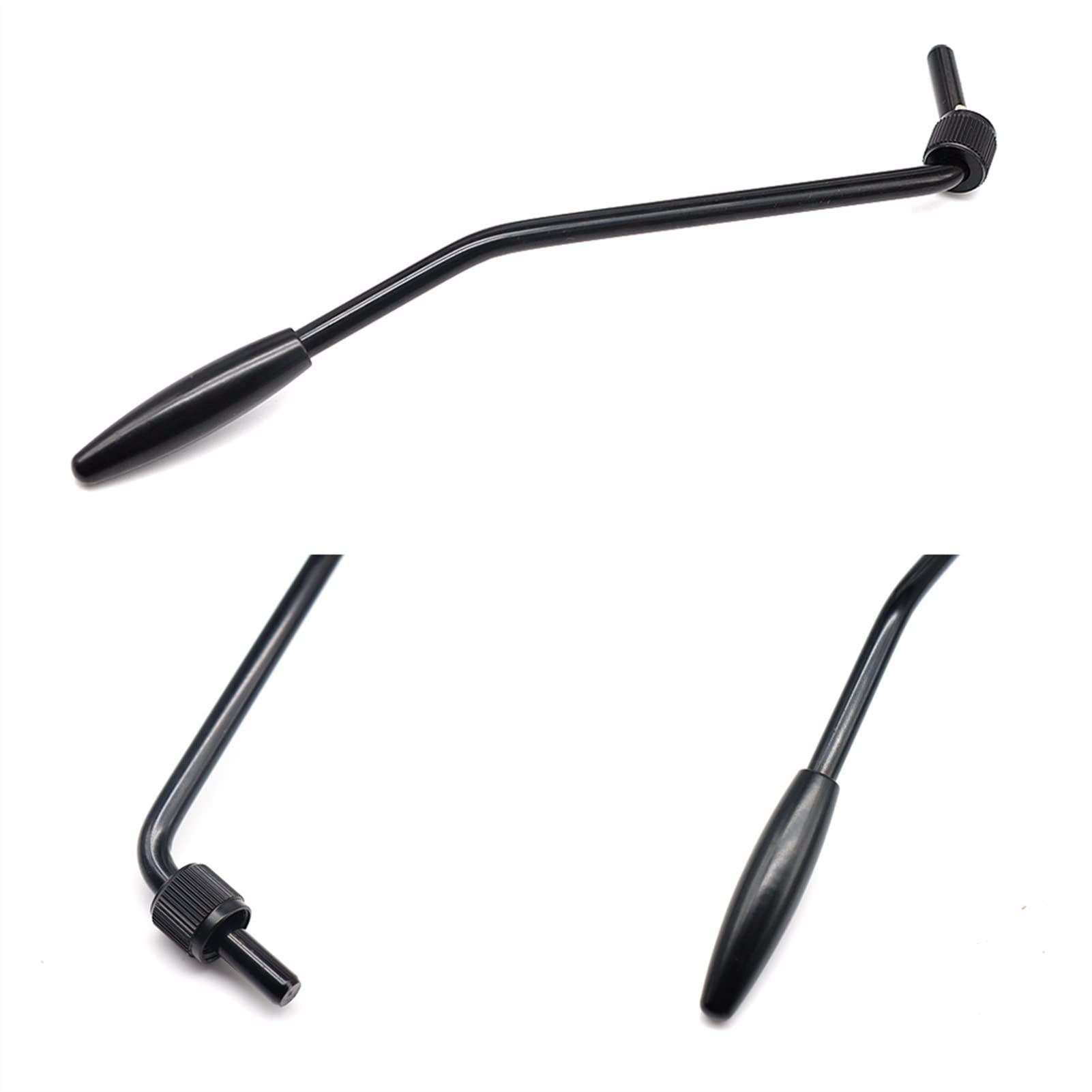 6 String Headless Electric Guitar Bridge Tailpiece Roller Saddle Set - Black | Perfect for Guitar Upgrades & DIY Repairs