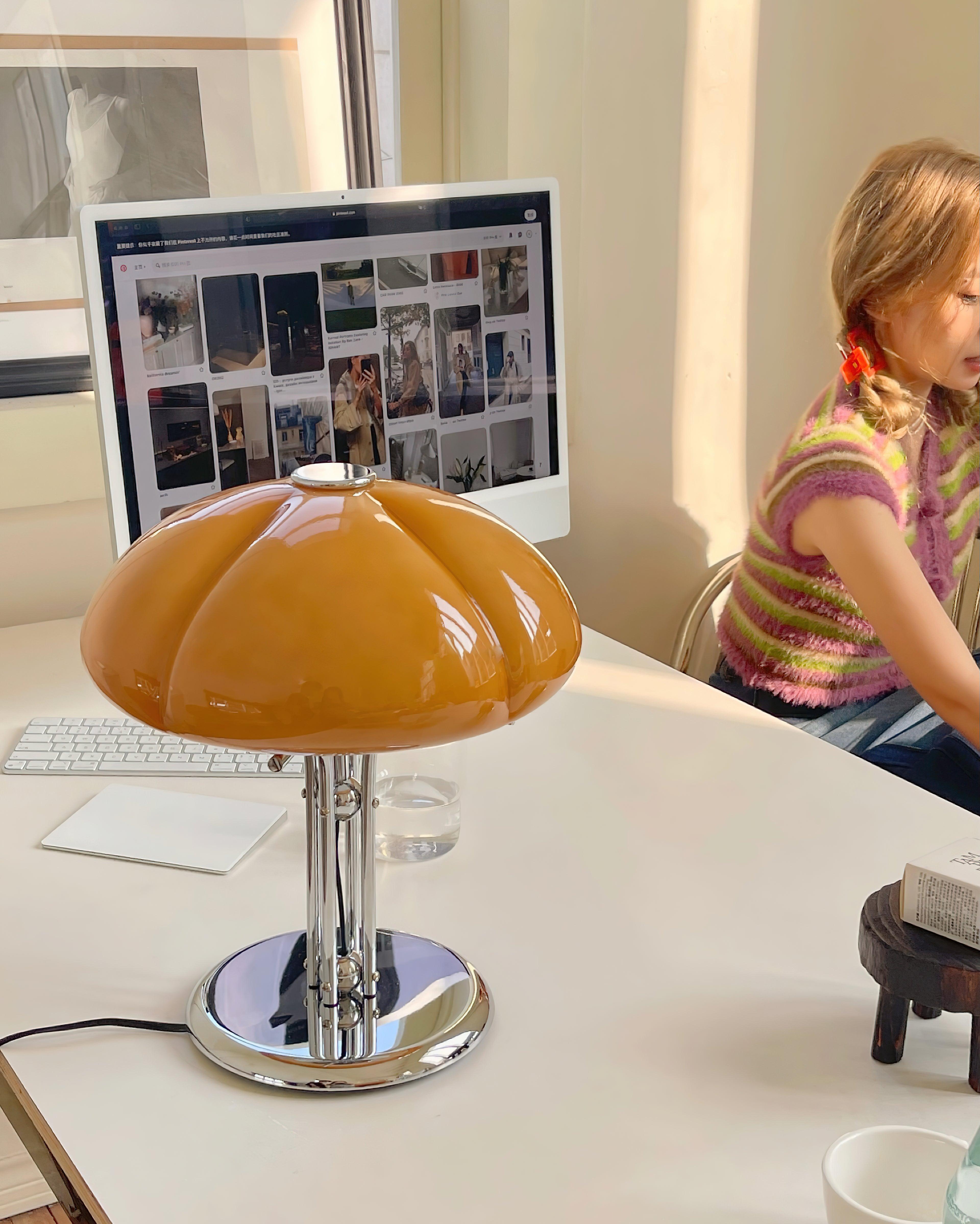 Cassian Table Lamp - Modern LED Bedside Lamp with USB Port, Adjustable Brightness for Bedroom, Living Room & Office - Perfect for Reading, Working & Relaxing