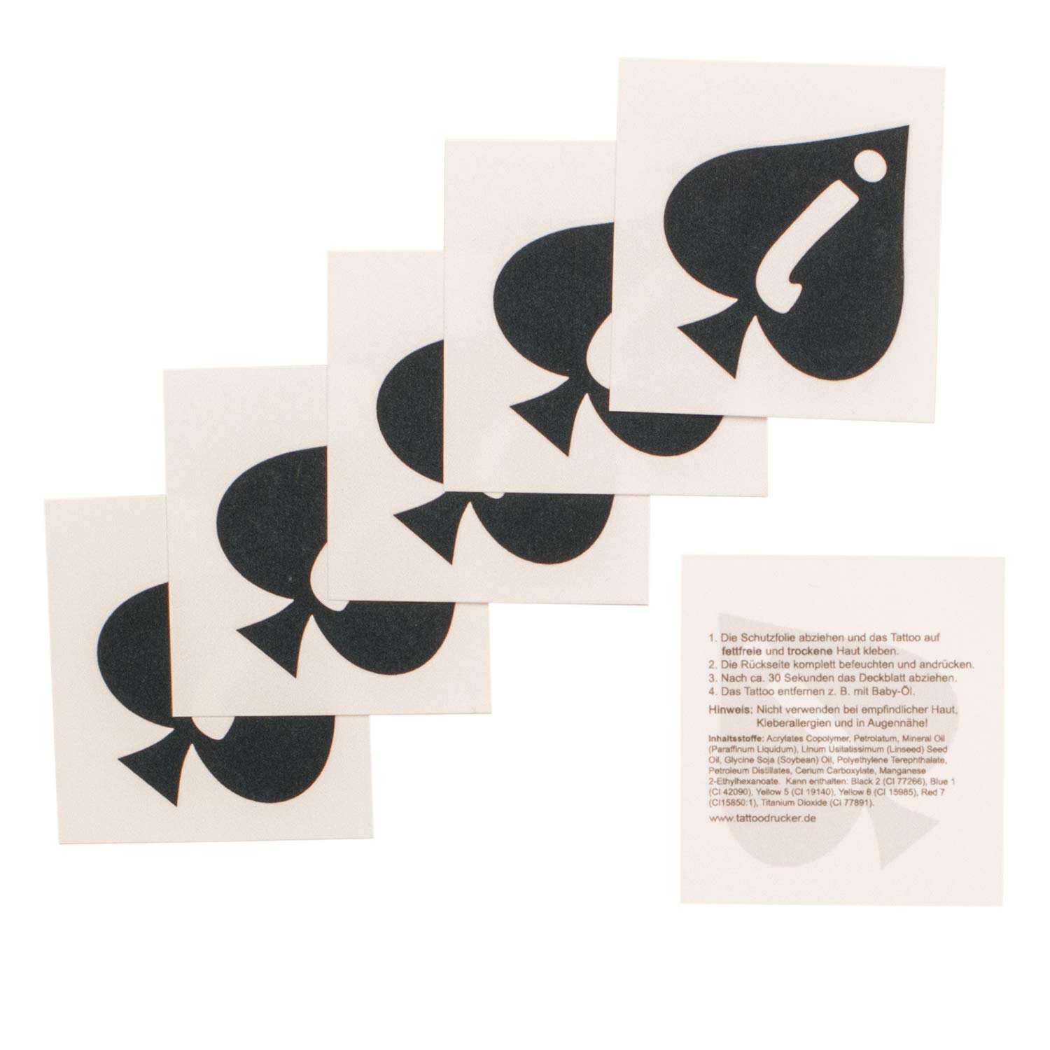 10 Black Jack of Spades Tattoos for Submissive Men - BDSM Style