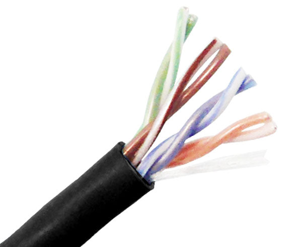 Premium CAT5E UTP Bulk Stranded Ethernet Cable - 24 AWG Bare Copper CM Rated (1000FT) - Ideal for Home Networking, Office Installations & Data Centers