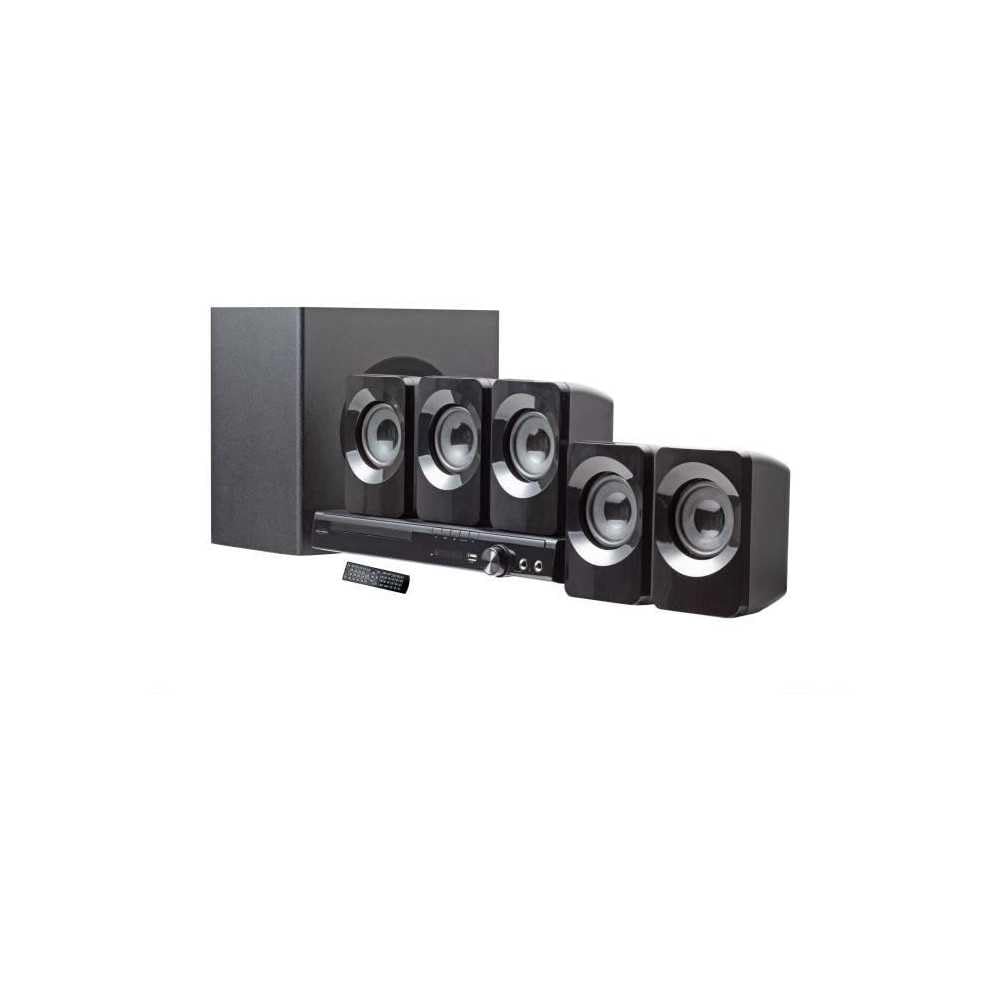 Inovalley 5.1 Channel Home Theater System with Bluetooth Subwoofer & DVD Player - Perfect for Movie Nights, Gaming, and Home Entertainment