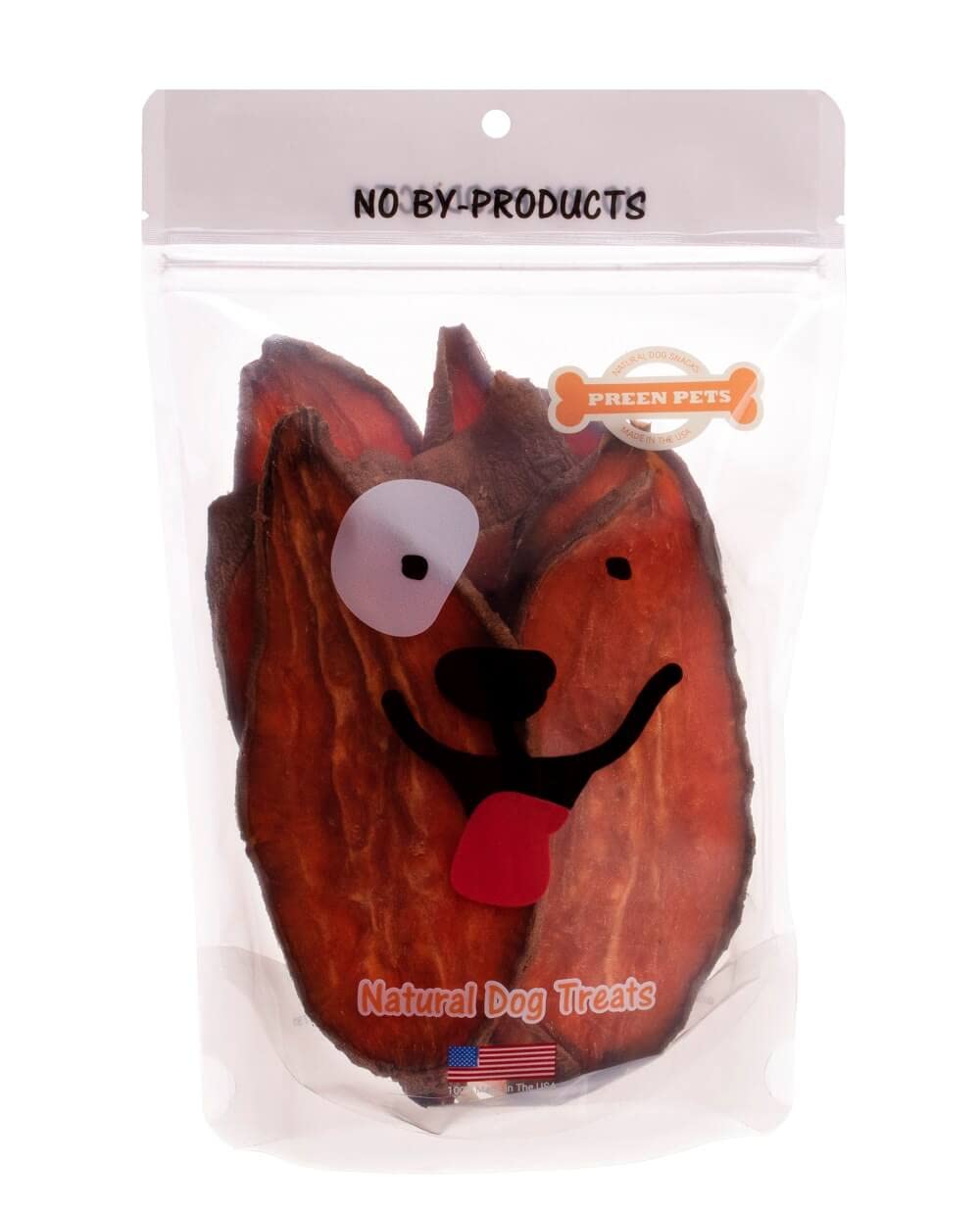 Preen Pets Natural Sweet Potato Dog Treats – 100% USA Grown, 1LB Bag – Healthy Snacks for Training & Dental Care