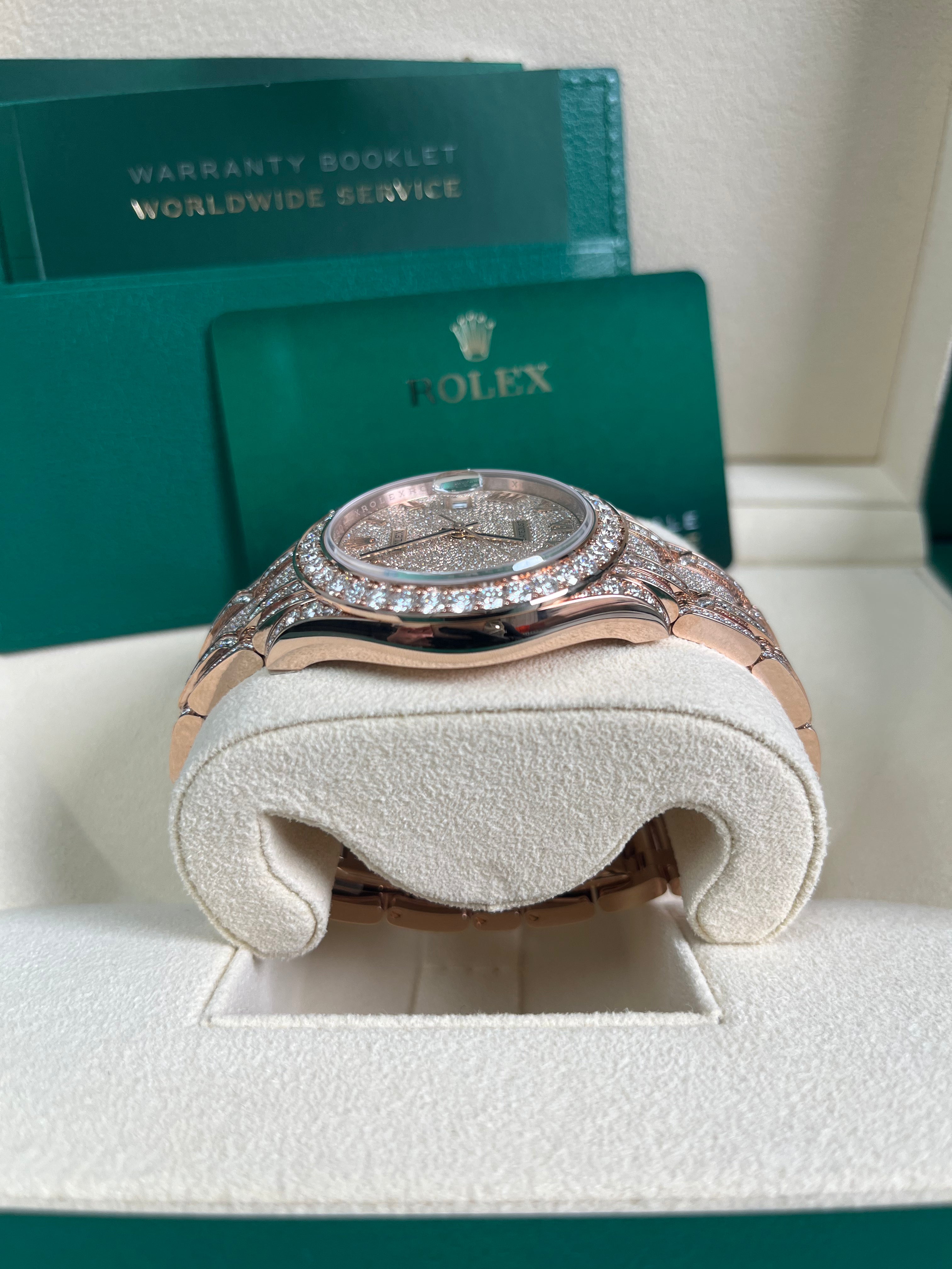 Luxury Rolex Pearlmaster 39mm Everose Gold Watch with Diamond Dial & Bezel - Diamond-Set Pearlmaster Bracelet (Ref. 86405RBR) | Perfect for Special Occasions, Gifts & Luxury Collections