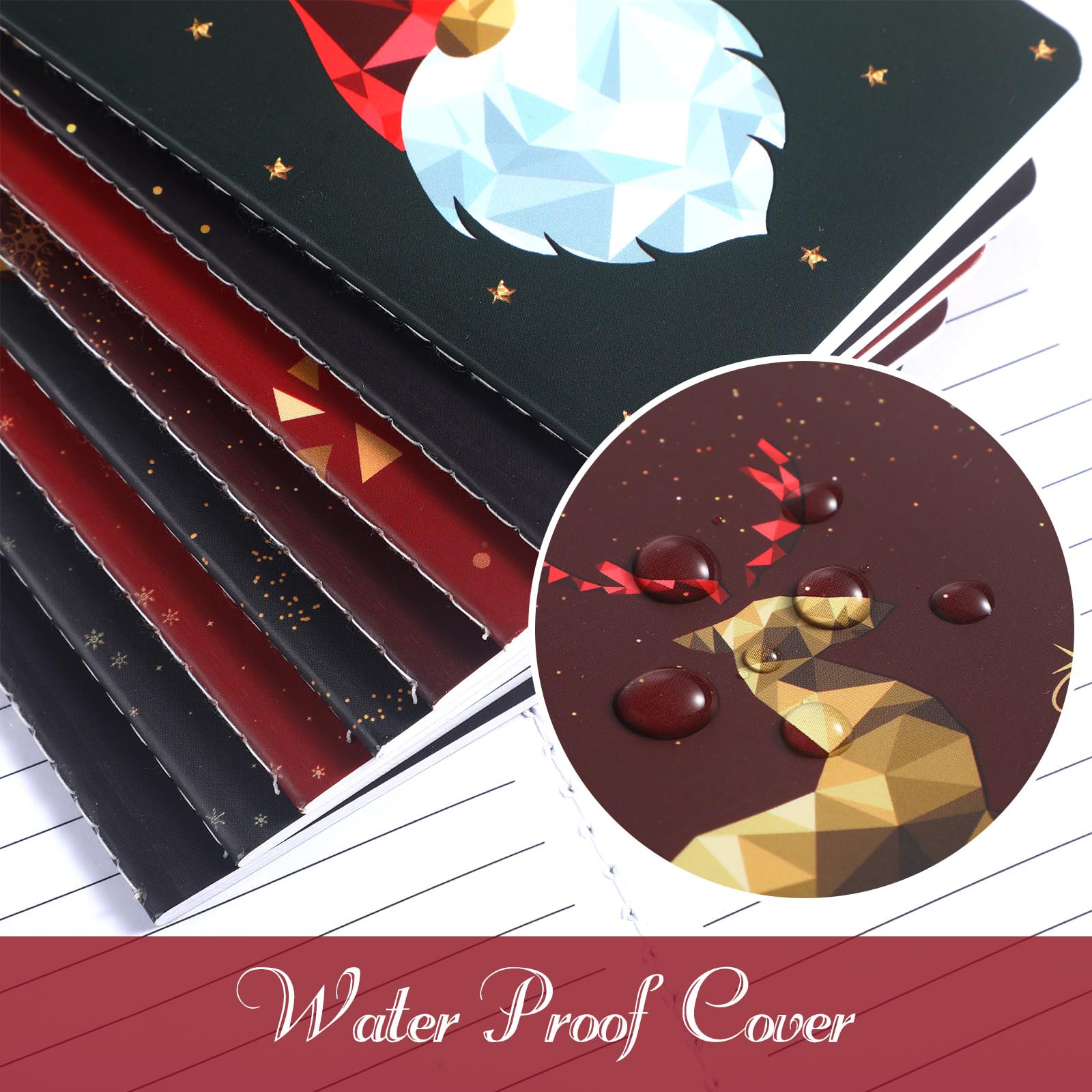 48-Piece Mini Christmas Notepads Set - Inspirational Holiday Memo Pads for Teens & Adults, Bulk Xmas Goody Bag Stuffers, Pocket-Sized Motivational Journals (Perfect for Office, School, Gift Exchanges & Holiday Party Favors)