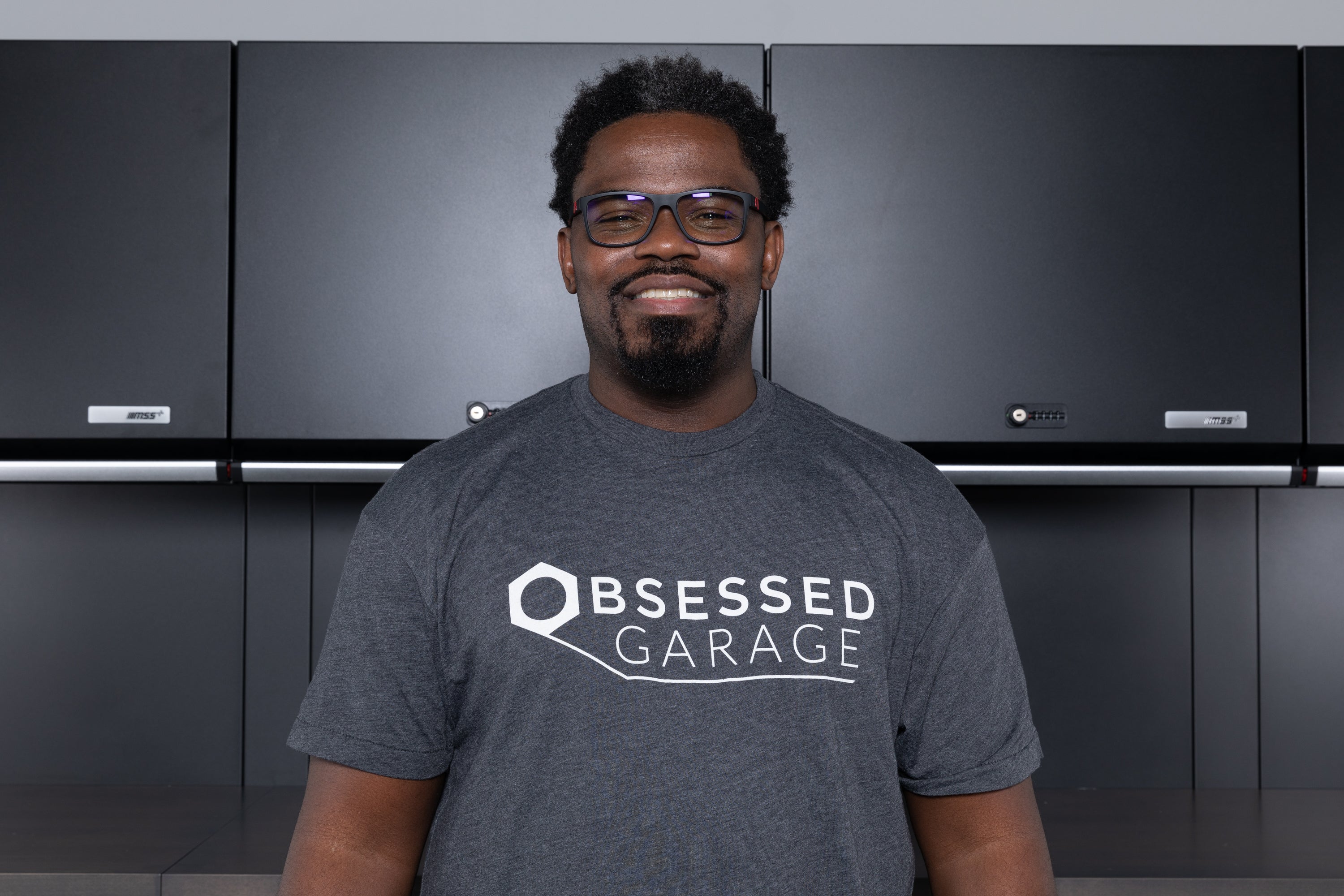 Obsessed Garage Logo T-Shirt - Premium Cotton Tee for Car Enthusiasts - Perfect for Car Shows, Meetups & Casual Wear